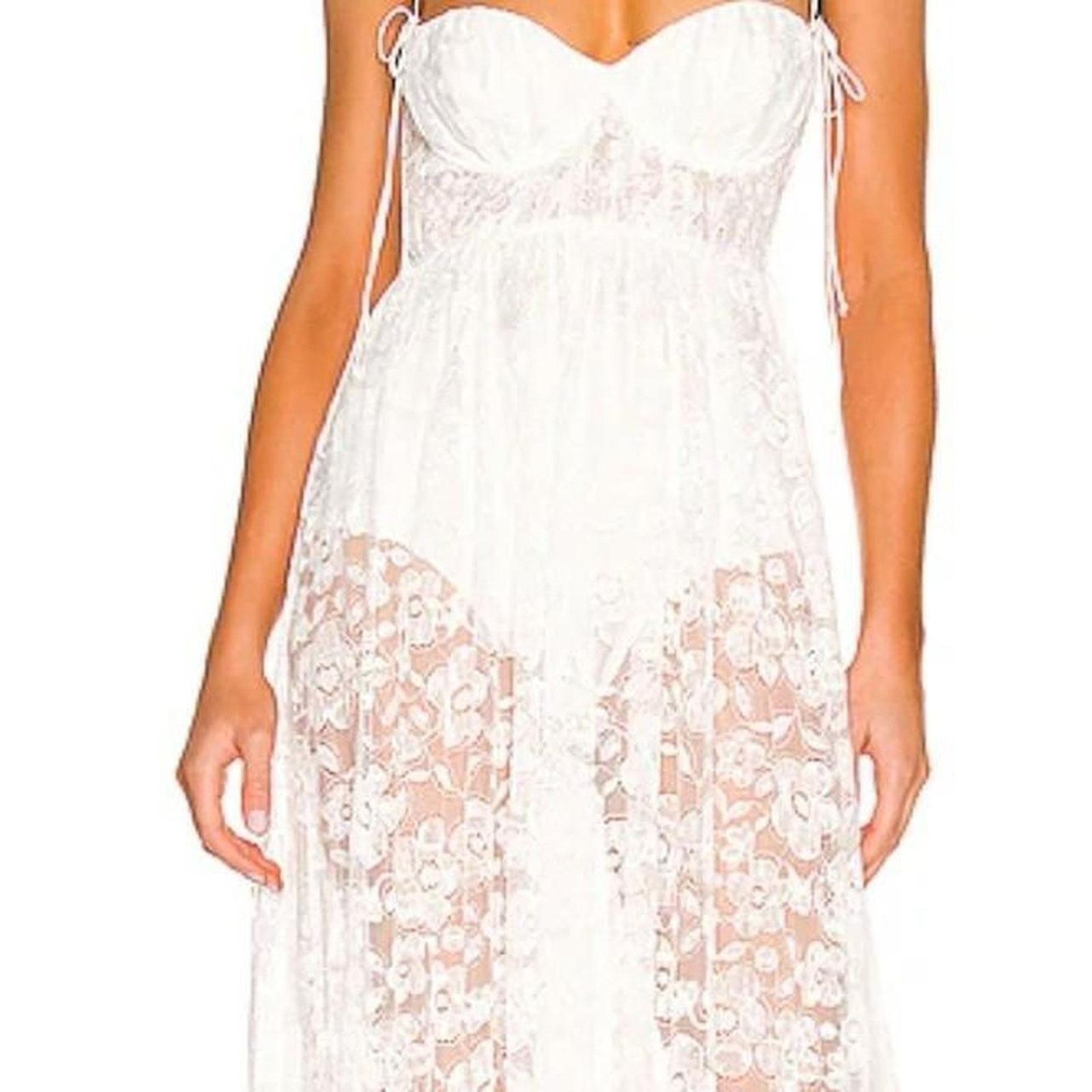 For Love & Lemons For Love & Lemons Lorena Maxi Dress Size S Size S / US 4 / IT 40 - 5 Thumbnail