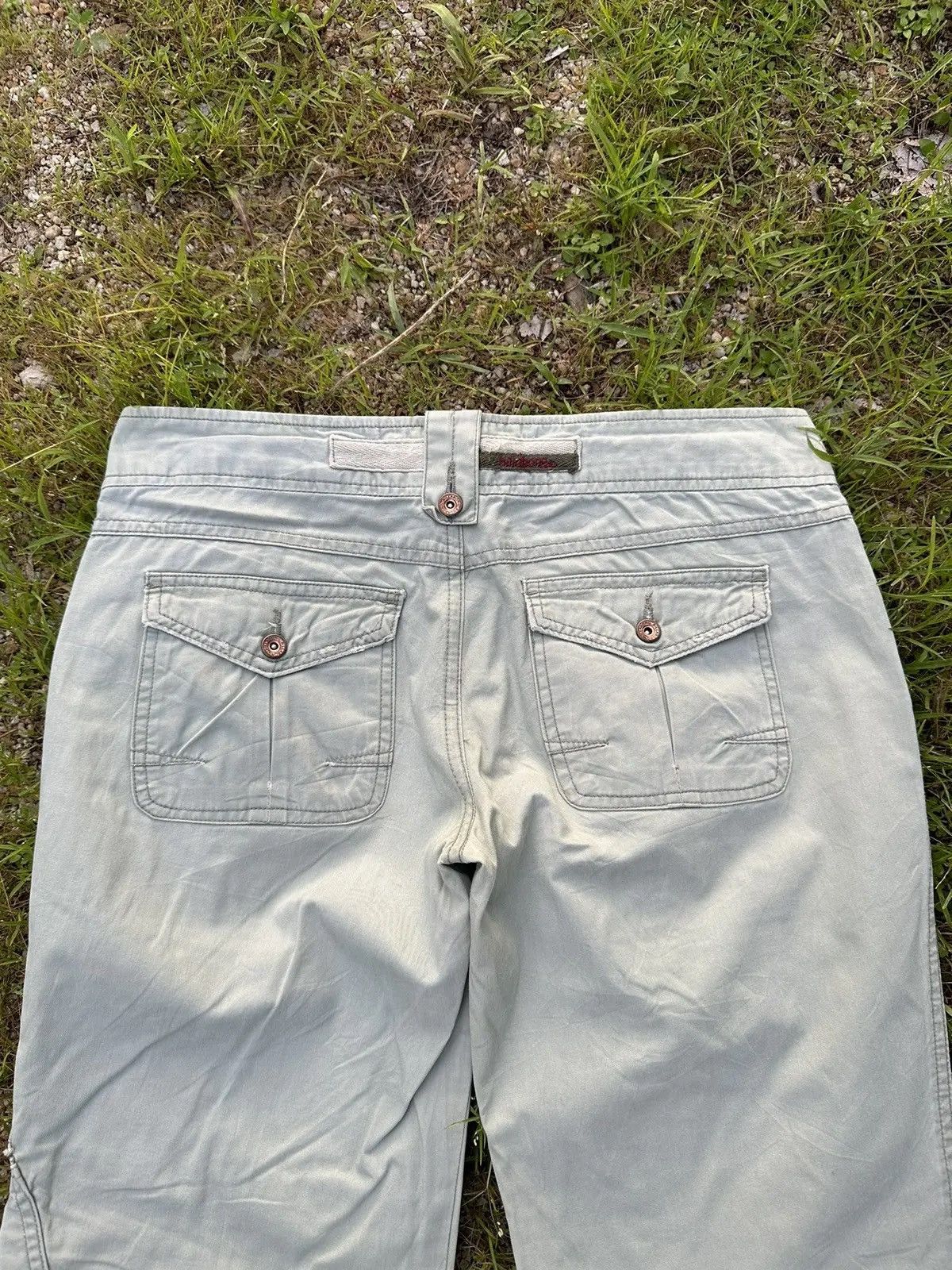 Billabong W31 L32🔥FLARES/BOOTCUT Y2K VINTAGE BILLABONG LOW RISE CARGO Size US 31 - 13 Thumbnail