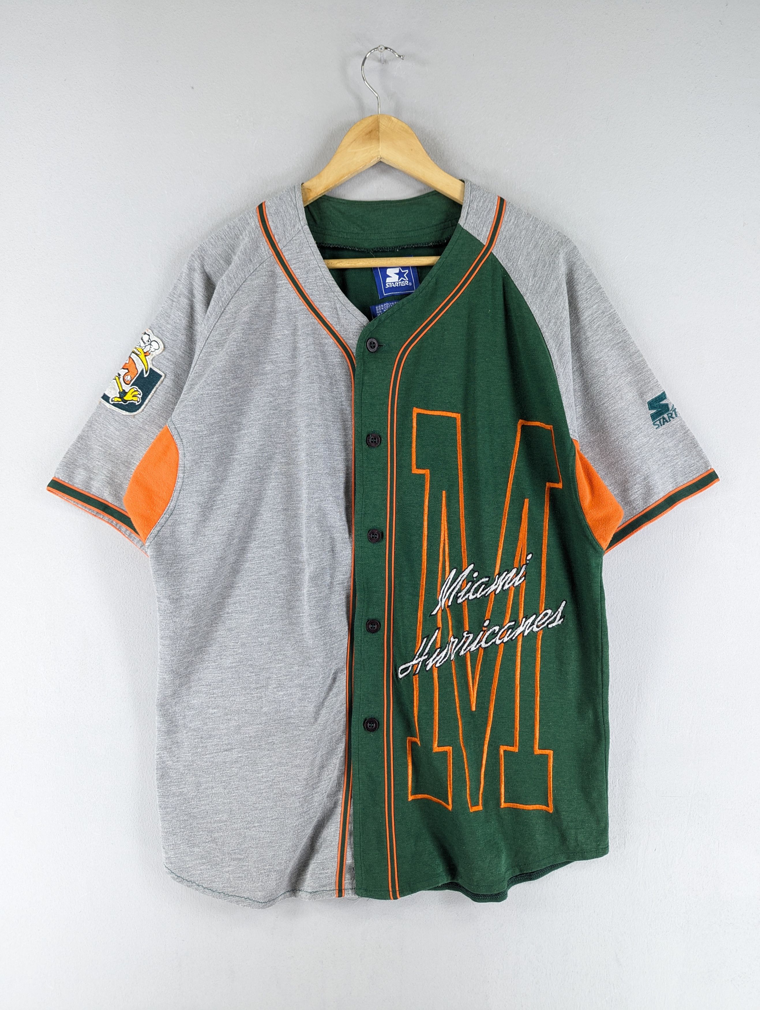 Starter Vintage Starter Miami Hurricanes Baseball Jersey Size US M / EU 48-50 / 2 - 1 Thumbnail