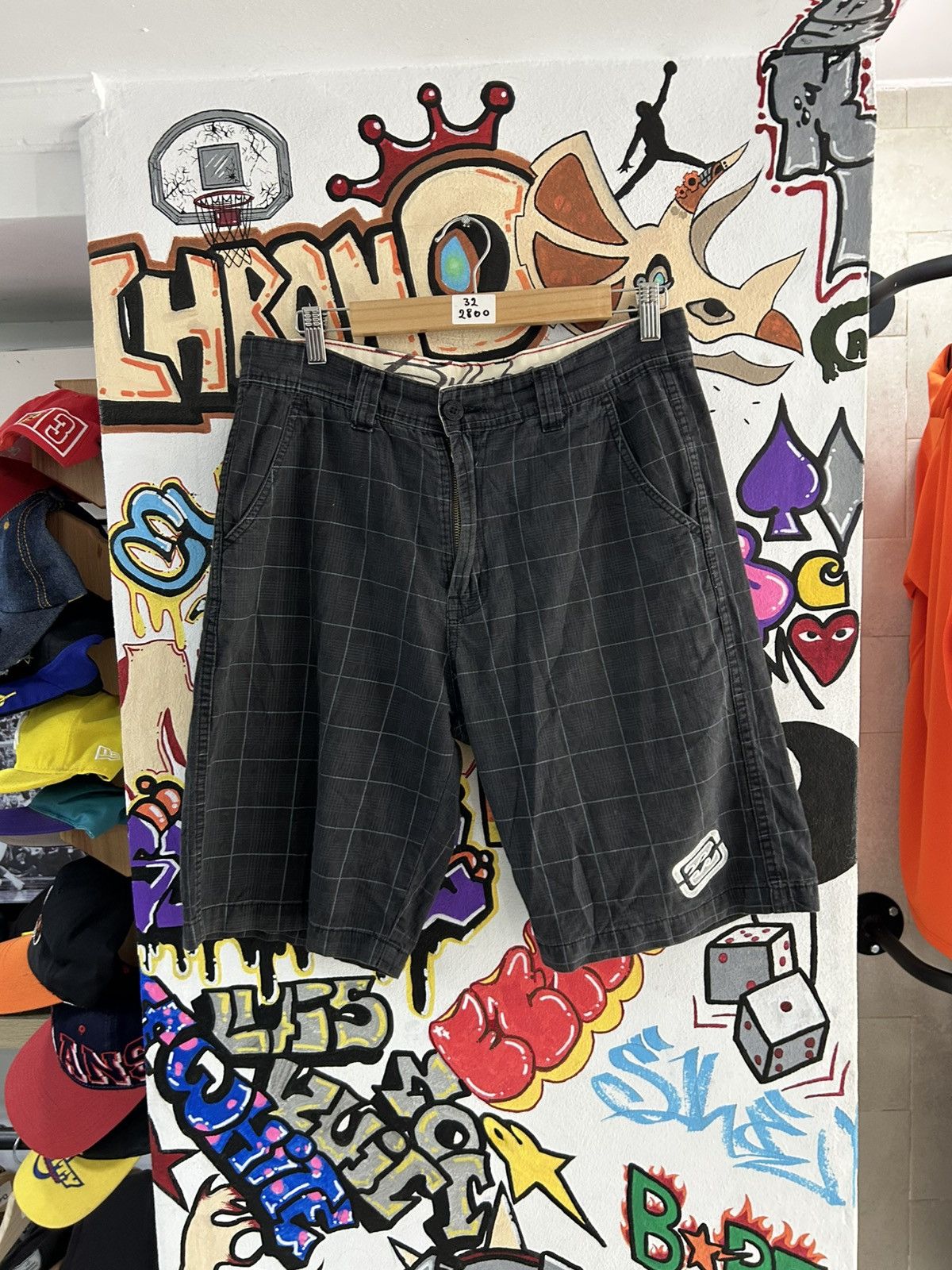 Vintage 90s billabong Striped Cargo shorts Size US 32 / EU 48 - 1 Thumbnail