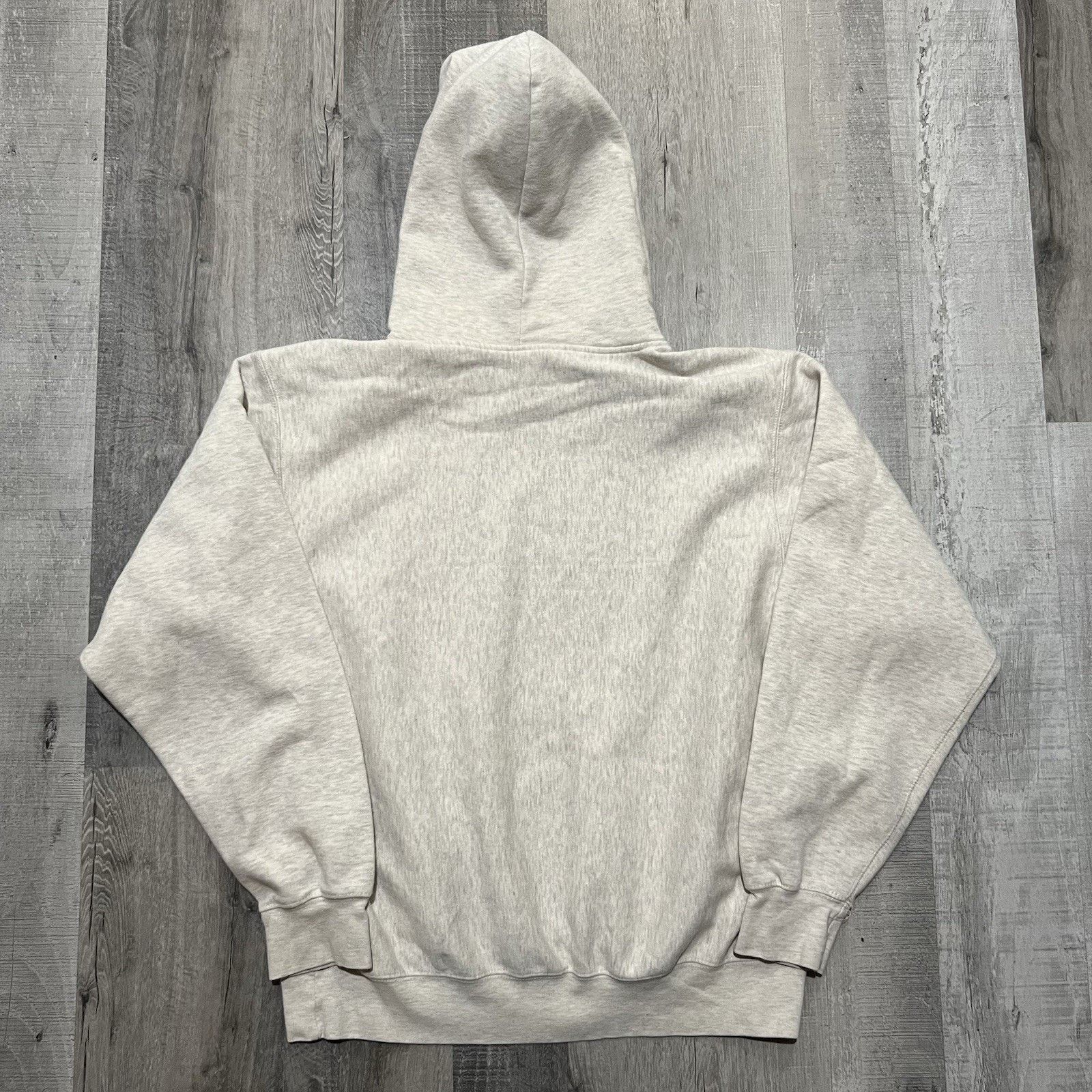 Vintage Pro-Weave Hoodie Grey Heavy Stone Harbor Sweatshirt Sz L Size US L / EU 52-54 / 3 - 2 Thumbnail