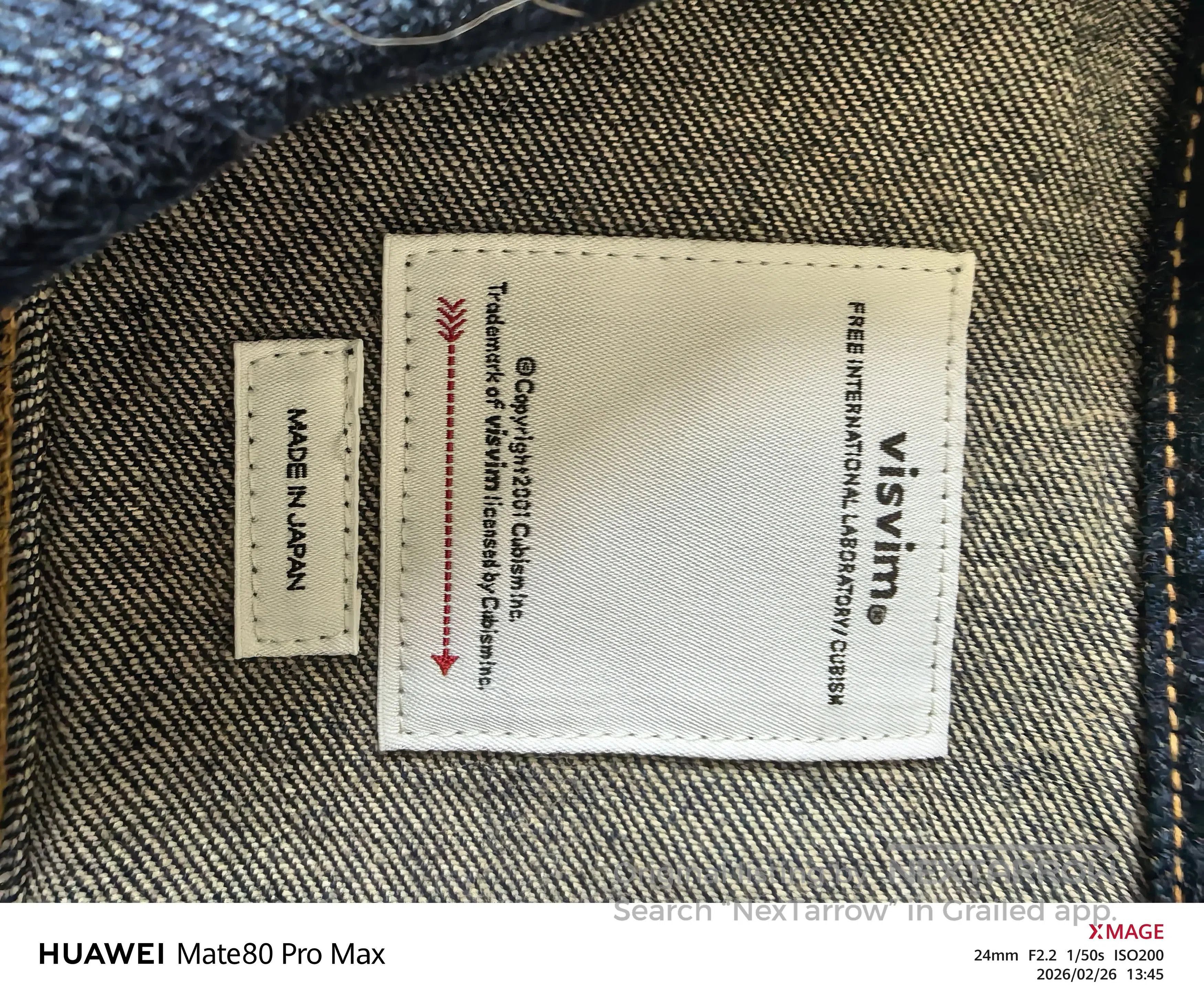 Visvim VISVIM 101XX DMGD MUD Denim Jacket. Size US XL / EU 56 / 4 - 3 Thumbnail