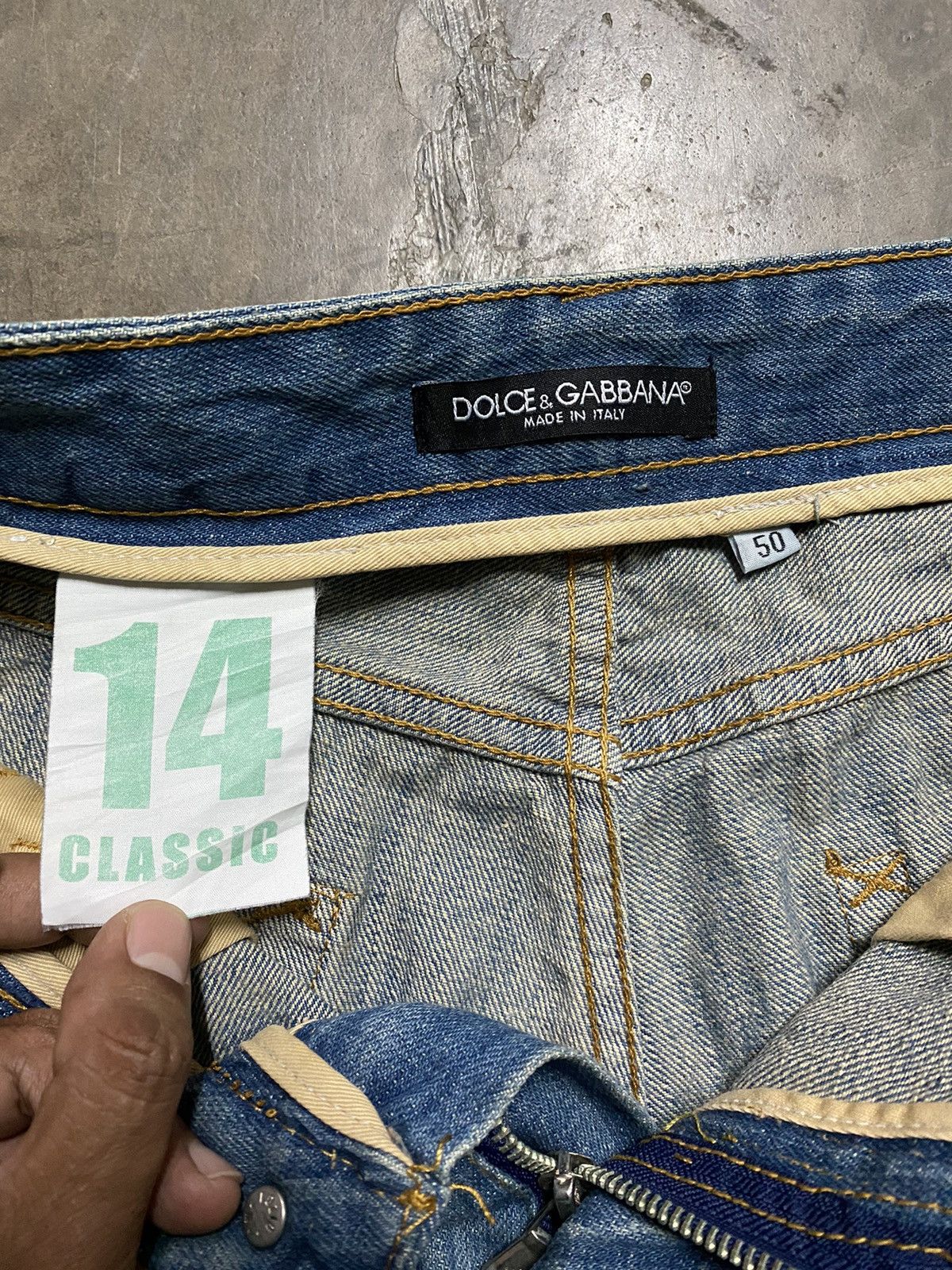 Dolce & Gabbana × Hysteric Glamour × If Six Was Nine Dolce & Gabbana Made in Italy Trash Distressed Denim @act233 Size US 33 - 15 Thumbnail