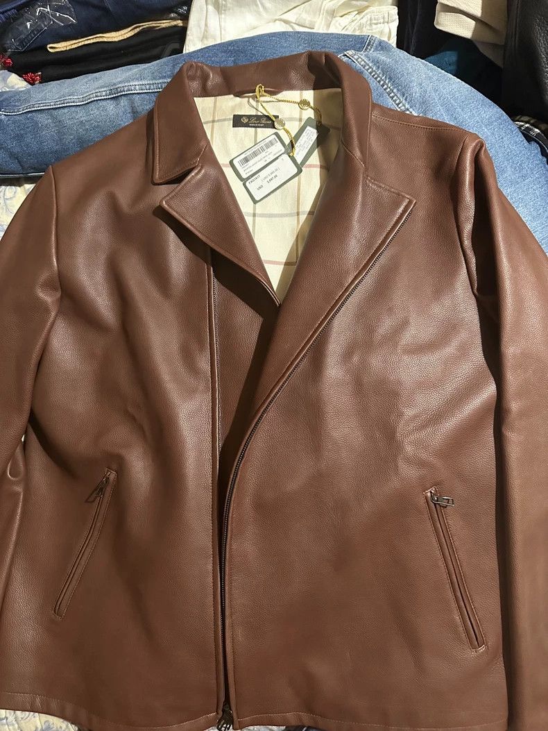 Loro Piana LORO PIANA Little Niu leather jacket Size US XXL / EU 58 / 5 - 2 Thumbnail