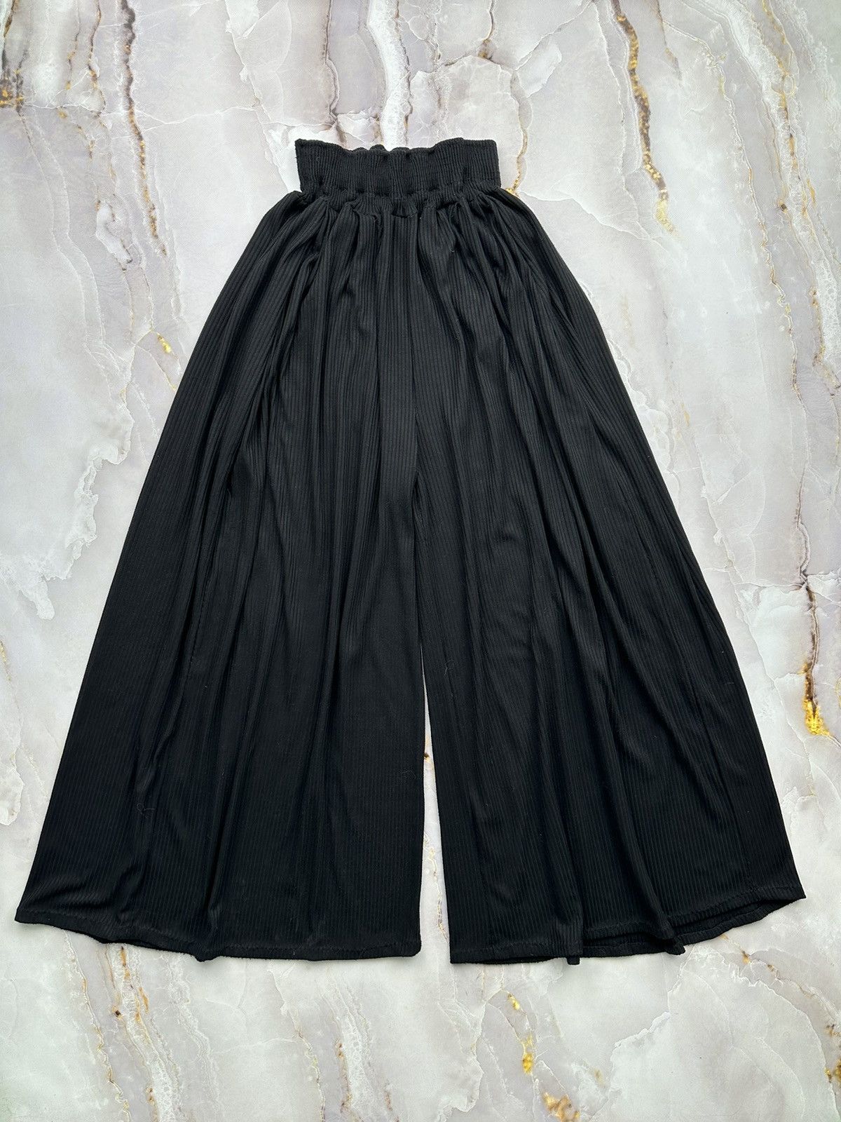 Pre-owned Avant Garde X Vintage Very Wide Pants Yohji Style In Black
