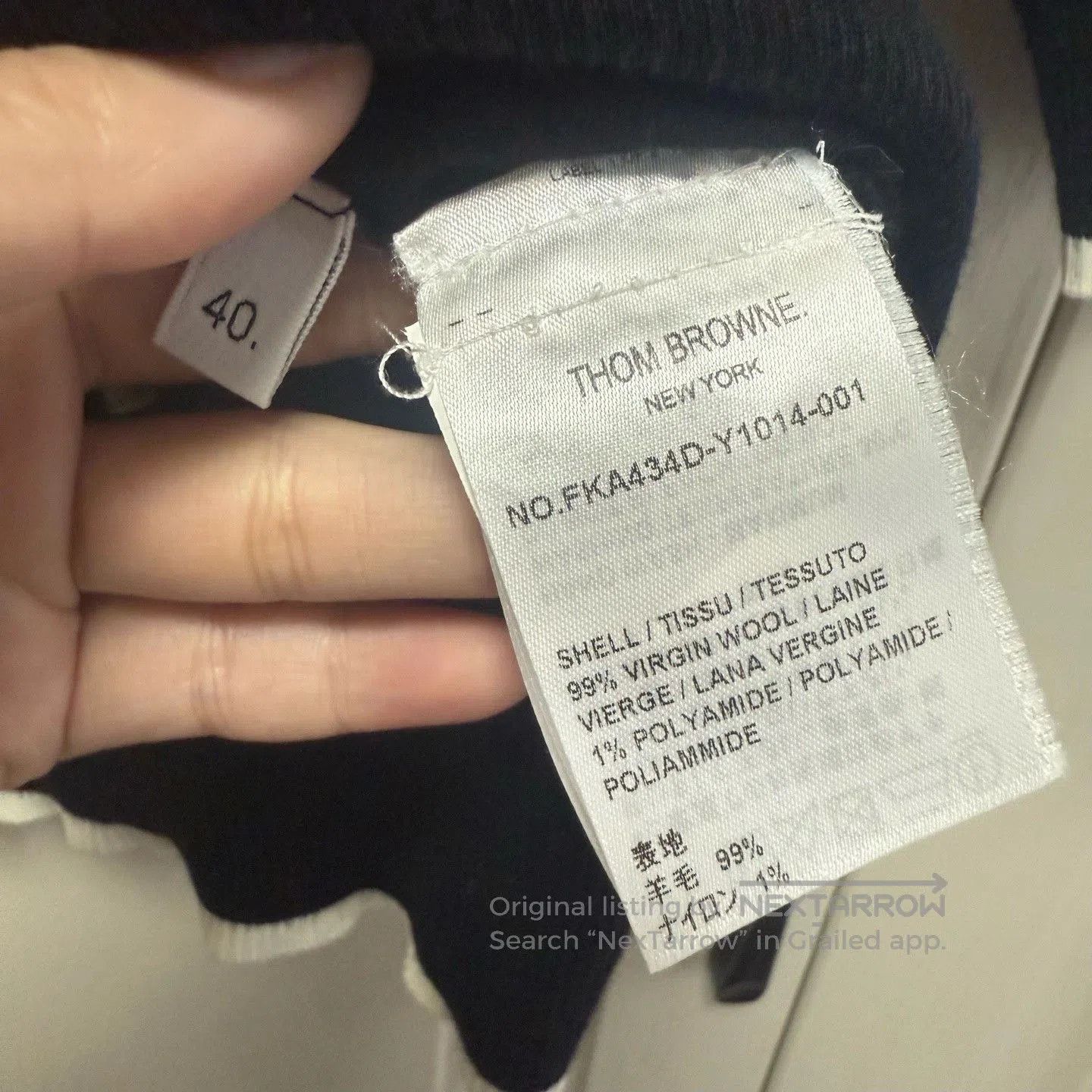Thom Browne Thom Browne 2025 Four-Stripe Knit Turtleneck. Size US XXS / EU 40 - 3 Thumbnail