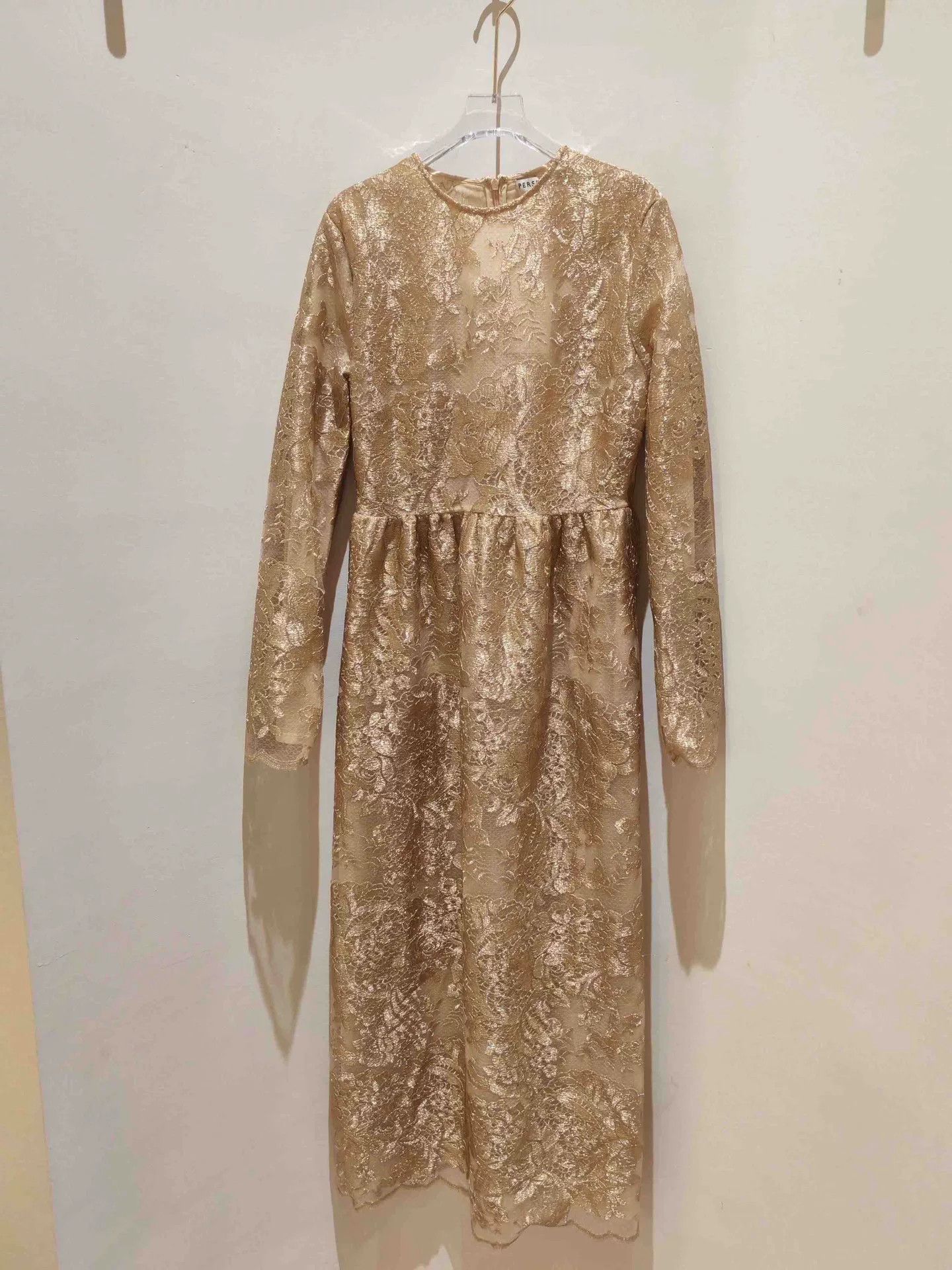 PREVAIL Perseverance Gold Lace Dress Size M / US 6-8 / IT 42-44 - 1 Thumbnail