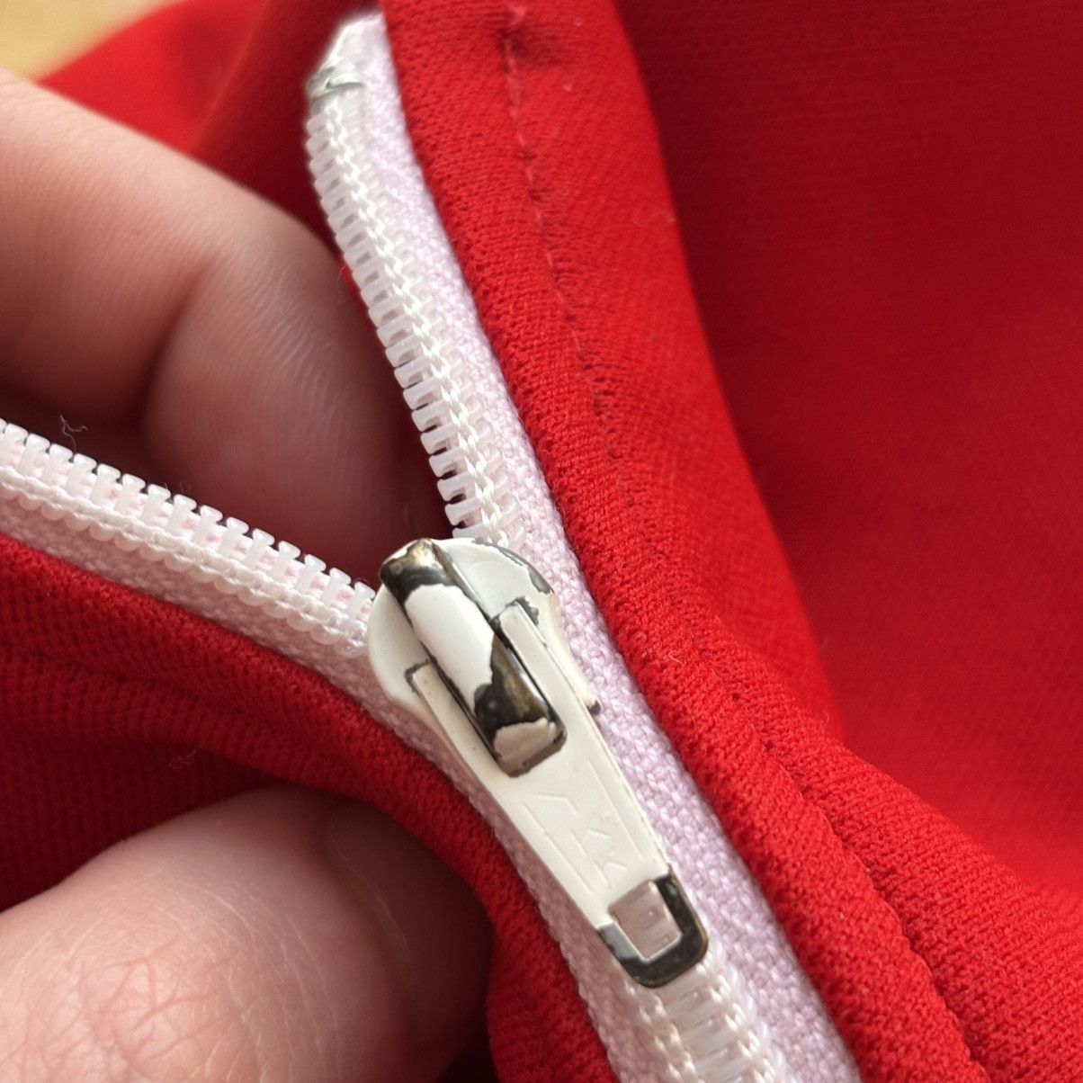 Vintage Vintage 70s Zwickel Gymnastics USA Track Jacket Red Nylon Size US M / EU 48-50 / 2 - 7 Thumbnail