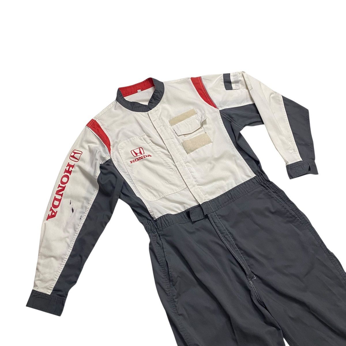 Honda Vintage Honda White Coveralls Waist 33-34 Size US L / EU 52-54 / 3 - 4 Thumbnail