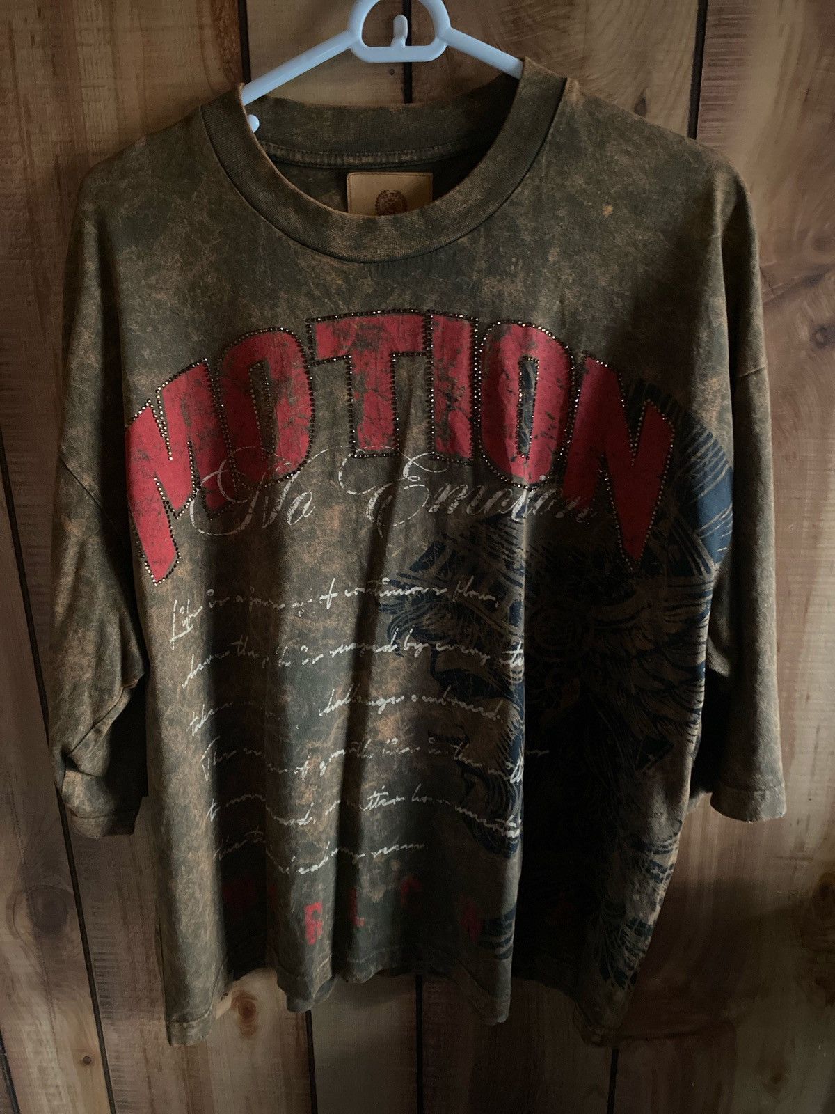 Other Cropped distressed motion tee Size US L / EU 52-54 / 3 - 1 Thumbnail