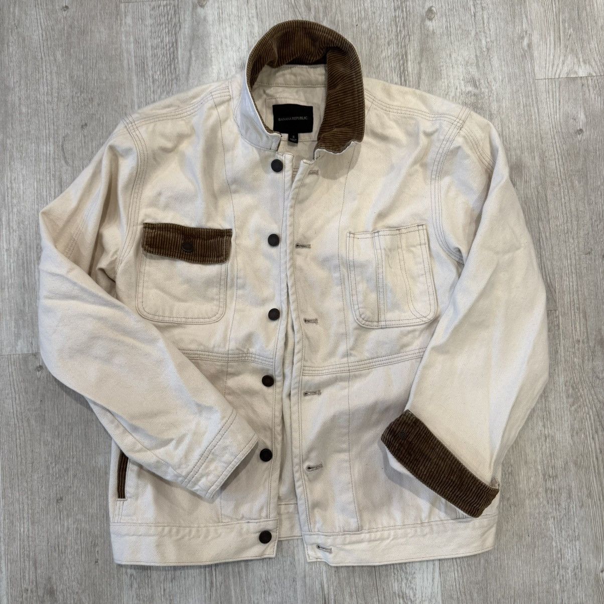 Banana Republic Banana Republic canvas/corduroy trucker jacket Size US S / EU 44-46 / 1 - 1 Thumbnail
