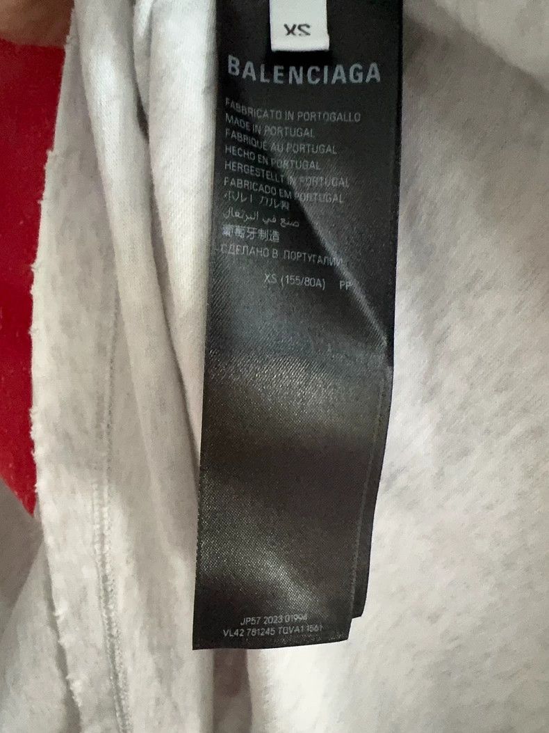 Balenciaga Balenciaga Loose letter printed round neck pullover long s Size US XS / EU 42 / 0 - 3 Thumbnail