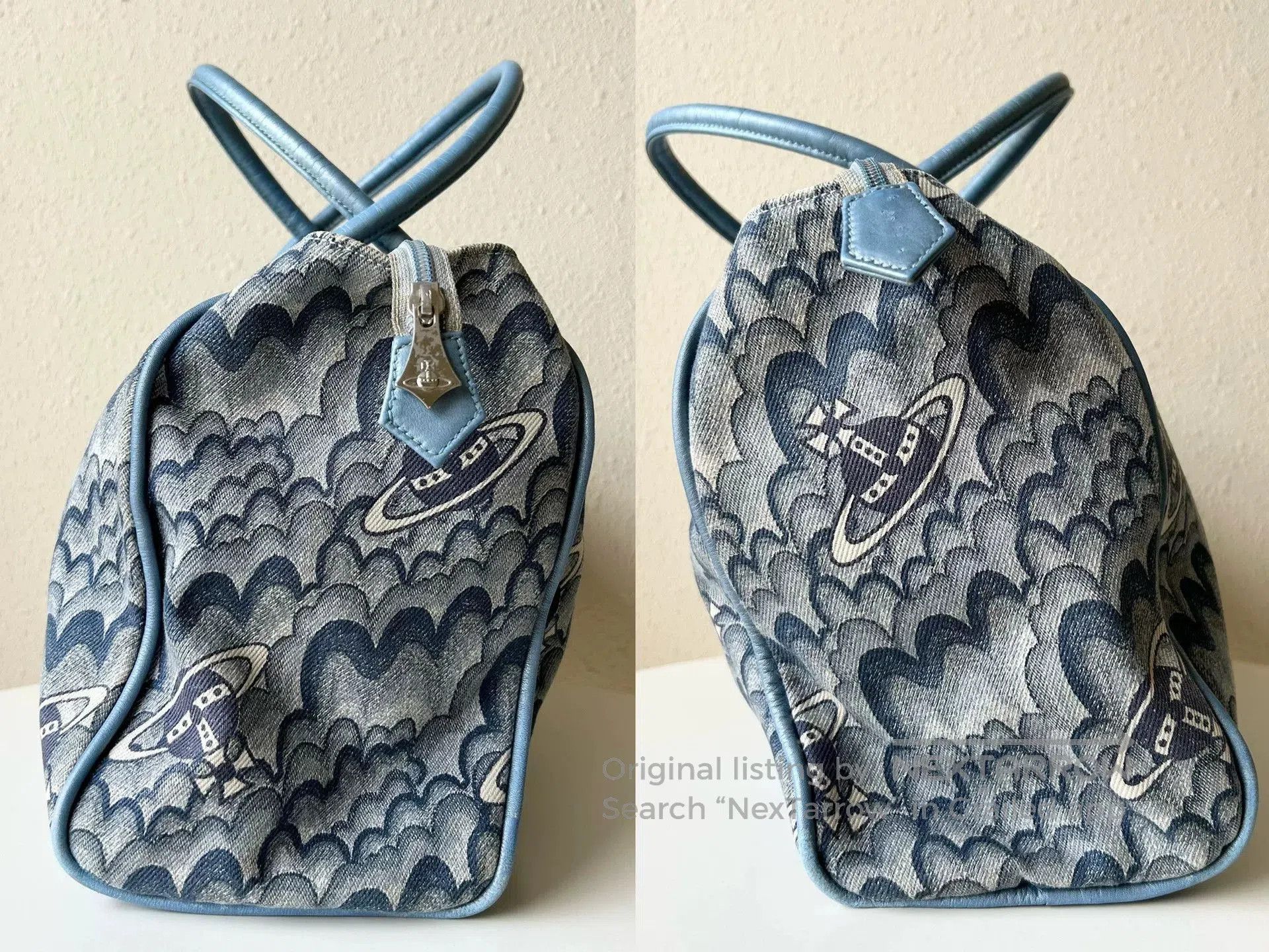 Vivienne Westwood Vivienne Westwood 90s Blue Denim Saturn Bag. Size ONE SIZE - 5 Thumbnail