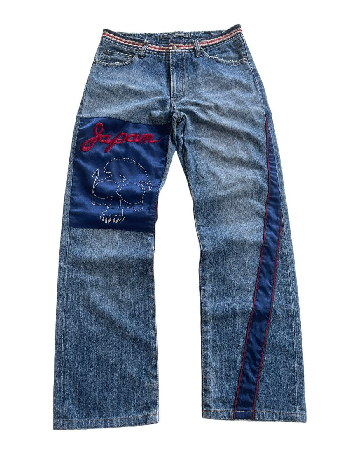 PPFM PPFM Japan Skulls Jeans Size US 30 / EU 46 - 2 Thumbnail