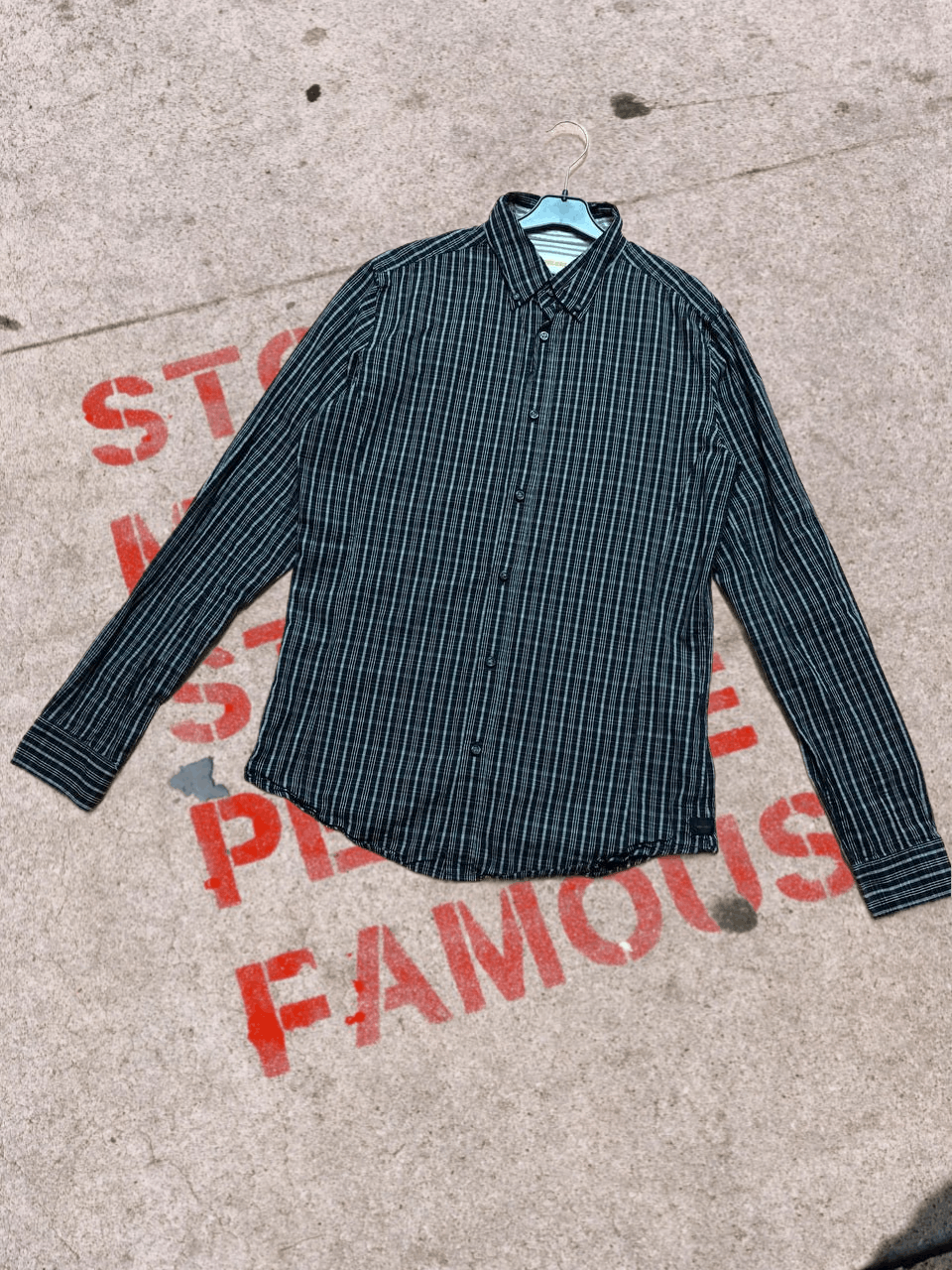 Diesel Archive Diesel Distressed Rare Button Up Shirt Size US L / EU 52-54 / 3 - 1 Thumbnail