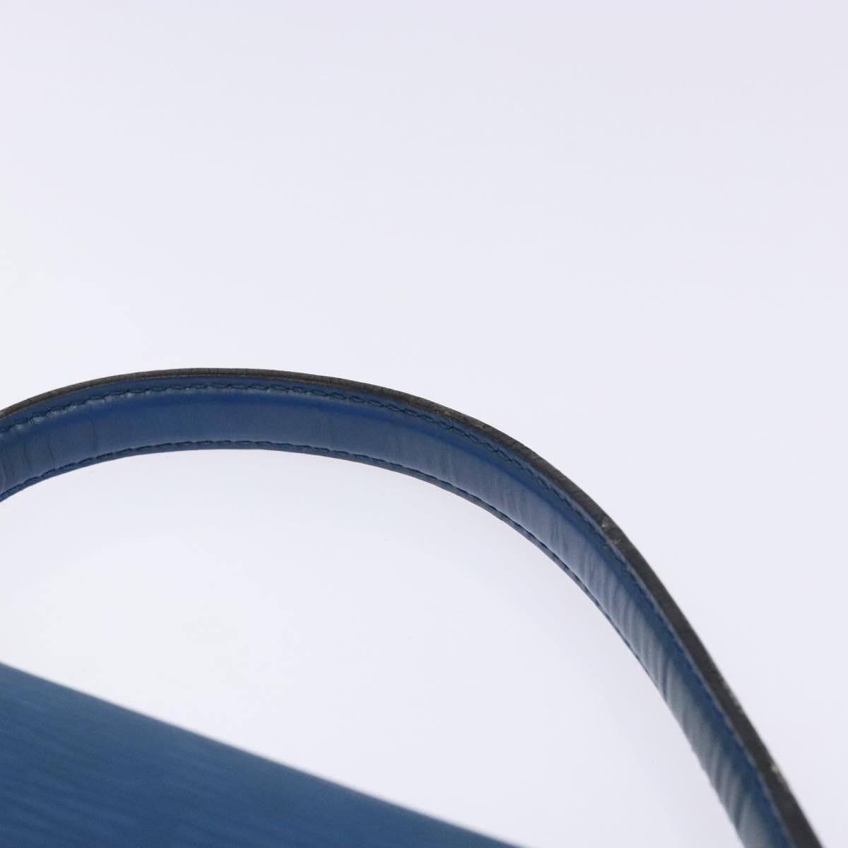 Louis Vuitton LOUIS VUITTON Epi Malesherbes Hand Bag Blue M52375 Size ONE SIZE - 14 Thumbnail