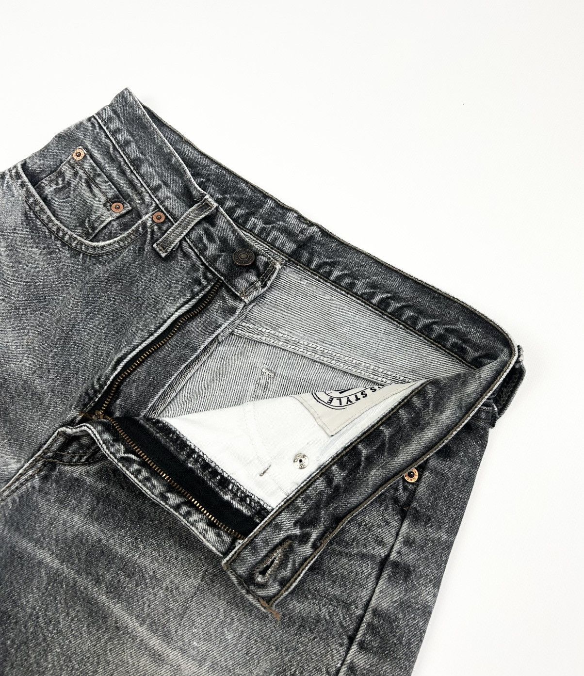 Levi's Vintage Clothing Vintage Levis 615 Orange Tab Shorts Rare Gray Y2k 90s USA Size US 30 / EU 46 - 14 Thumbnail