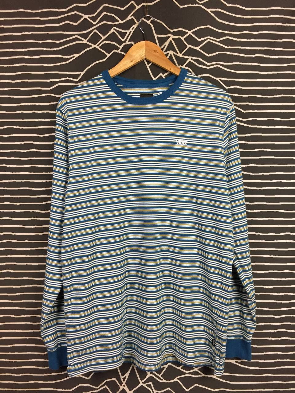 Vans Vans Retro Skate Multi-Color Stripe Long Sleeve Tee Size US L / EU 52-54 / 3 - 1 Thumbnail