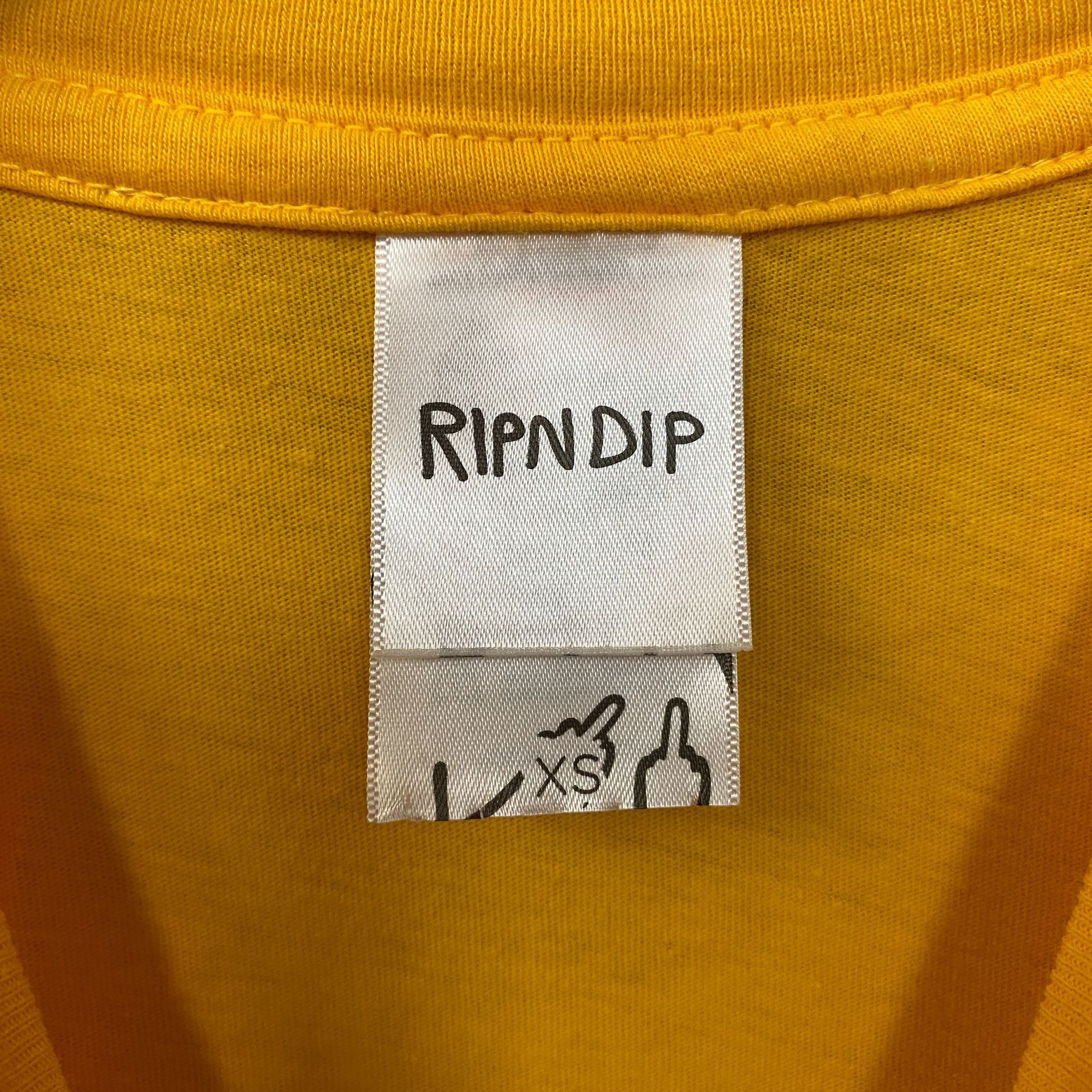 RIPNDIP RIPNDIP Lord Nermal Break Yo Self Alien Yellow T-Shirt Extra Size XS / US 0-2 / IT 36-38 - 4 Thumbnail