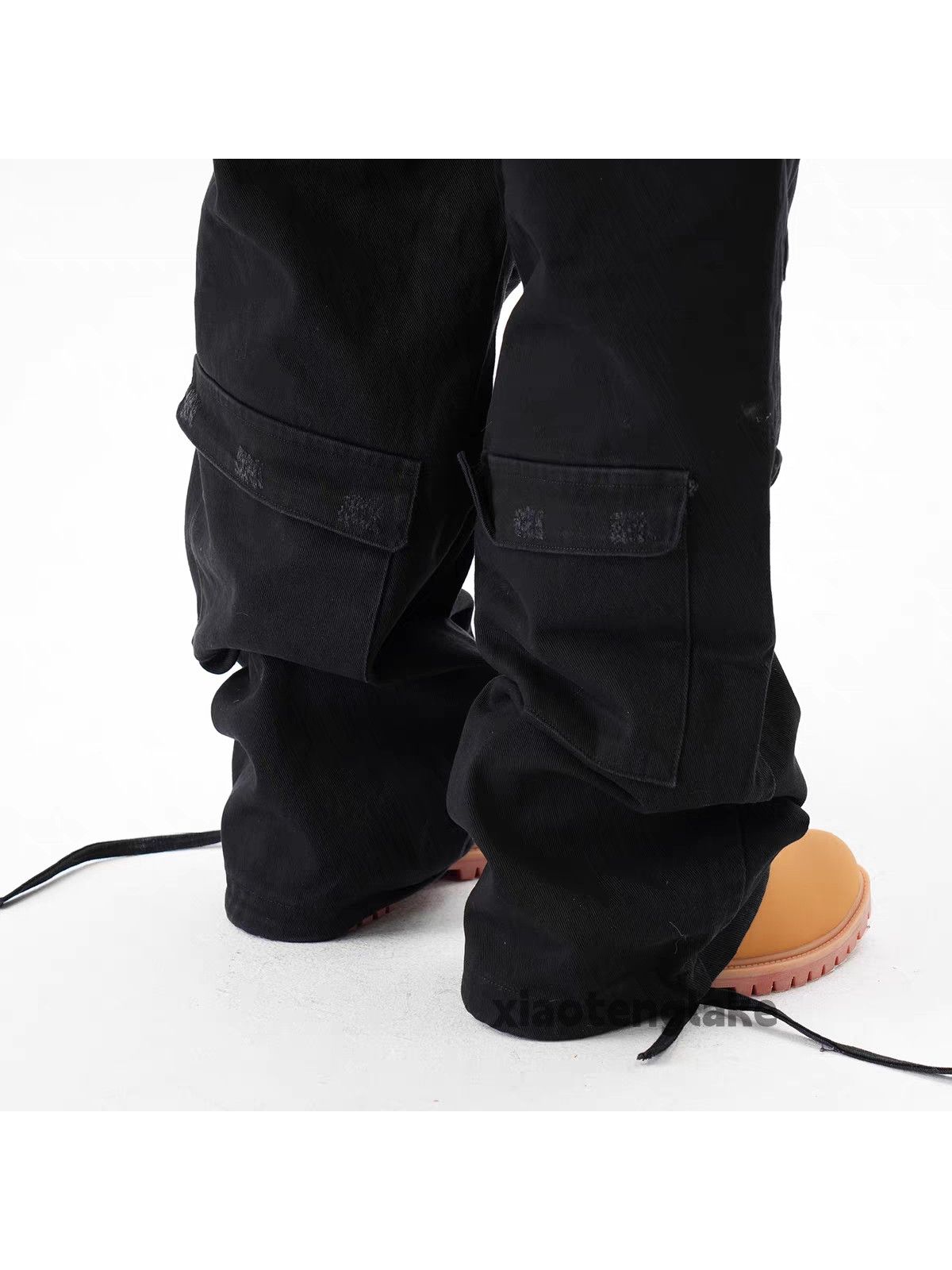 Vintage xtl utility skate hiphop loose baggy cargo military pants Size US 36 / EU 52 - 5 Thumbnail