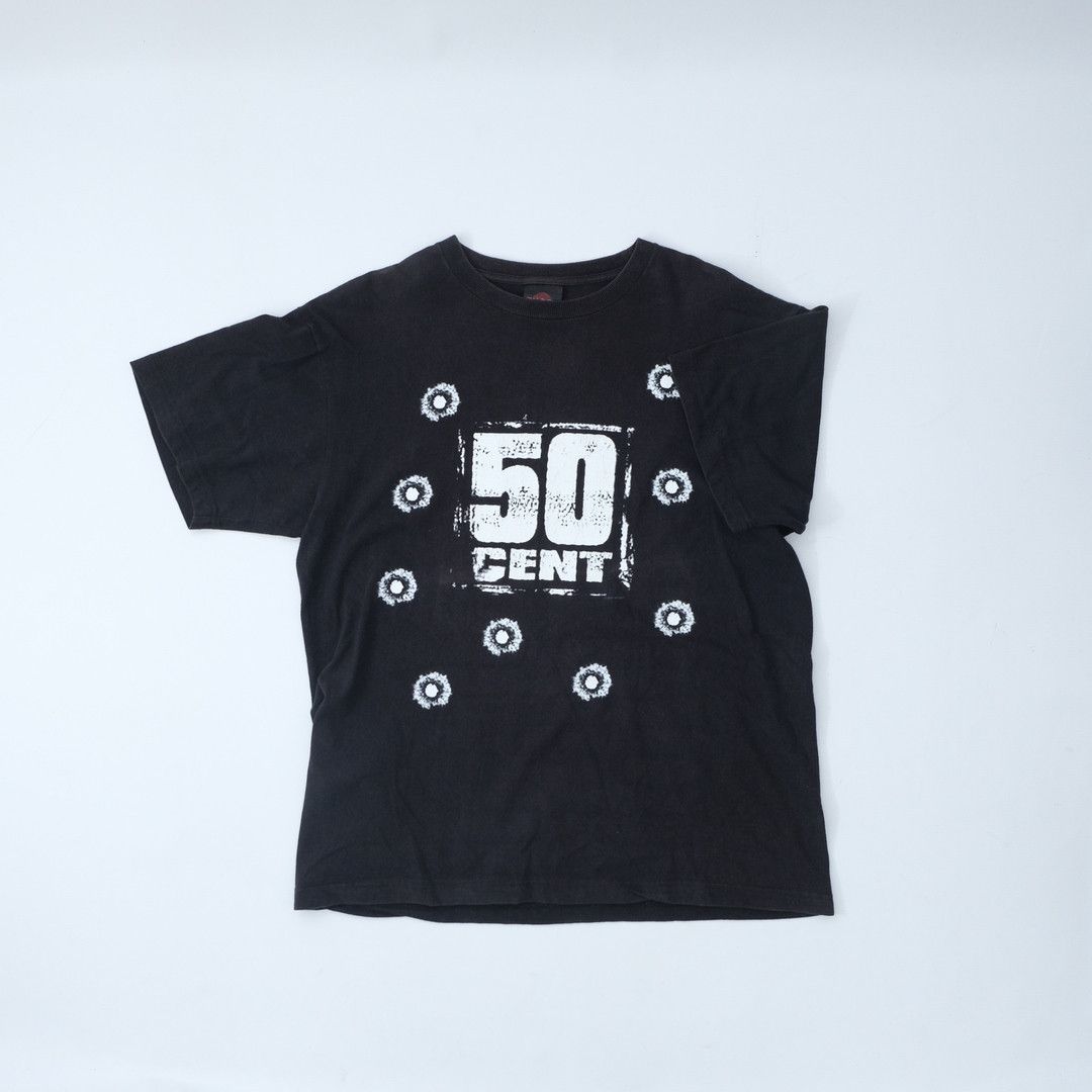 Rap Tees 2003 50 Cents Nine Bullets Holes Black Rap Tee Size US S / EU 44-46 / 1 - 2 Thumbnail