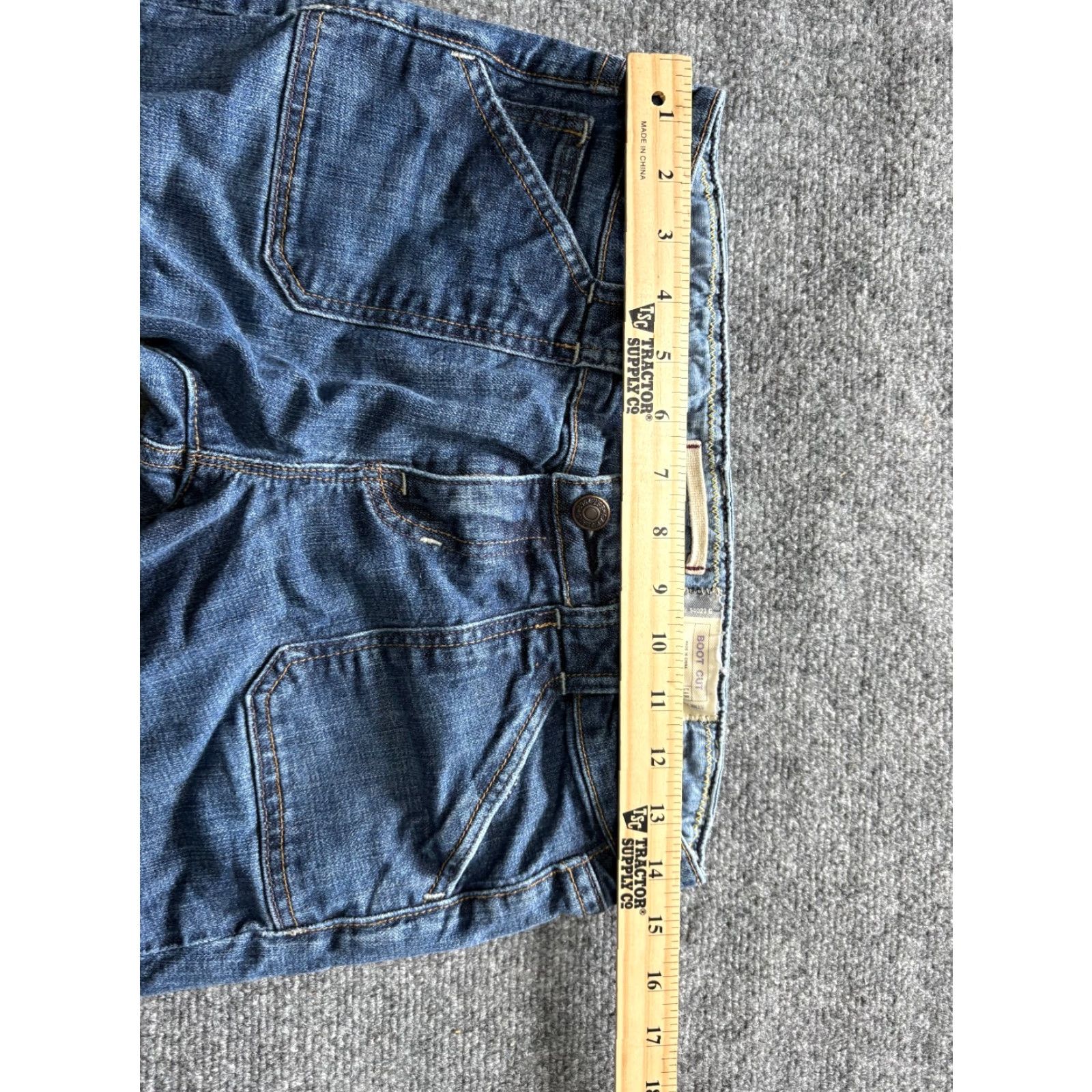 Gap Gap Jeans Bootcut Denim 4 Blue Ladies Womens Regular Stretch Dark wash Jeans Size 27" / US 4 / IT 40 - 4 Thumbnail