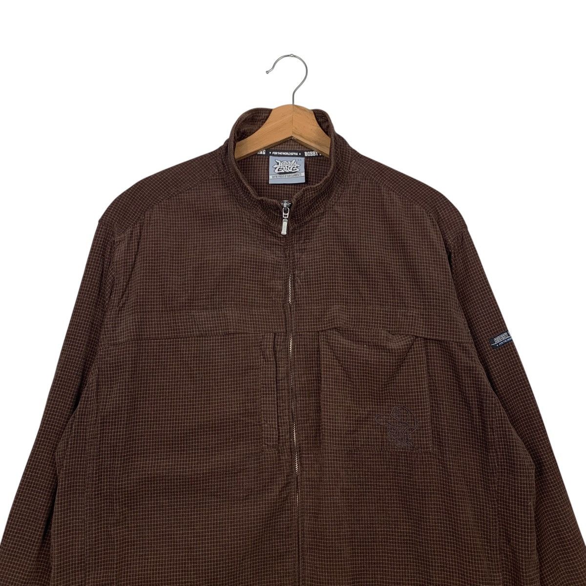 Vintage BOBBY GANG NYC Small Check Flannel Jacket #2579-C116 Size US L / EU 52-54 / 3 - 2 Thumbnail