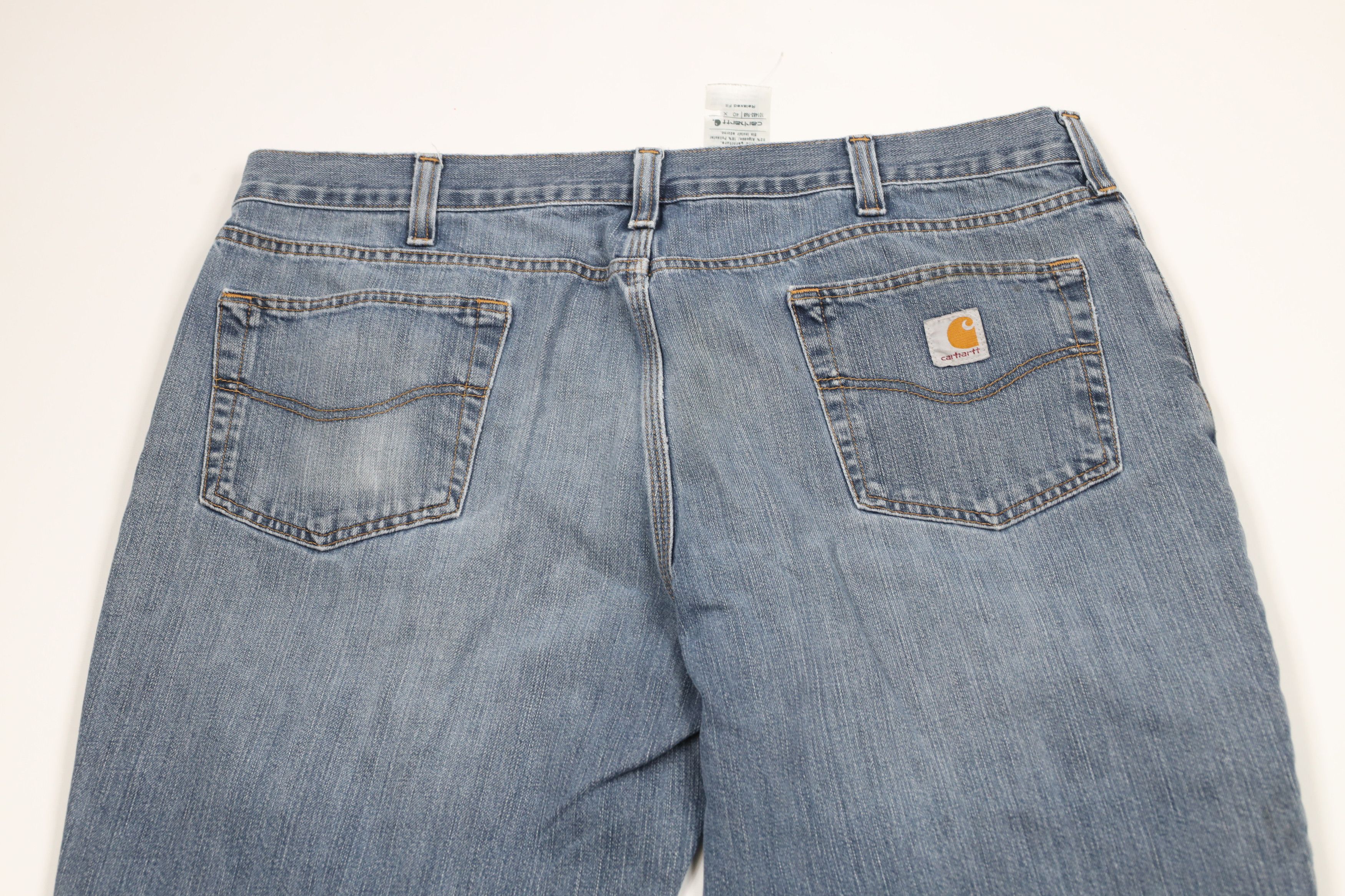 Carhartt × Vintage Vintage Carhartt Relaxed Fit Denim Jeans Blue Cotton Blend Size US 40 / EU 56 - 11 Thumbnail