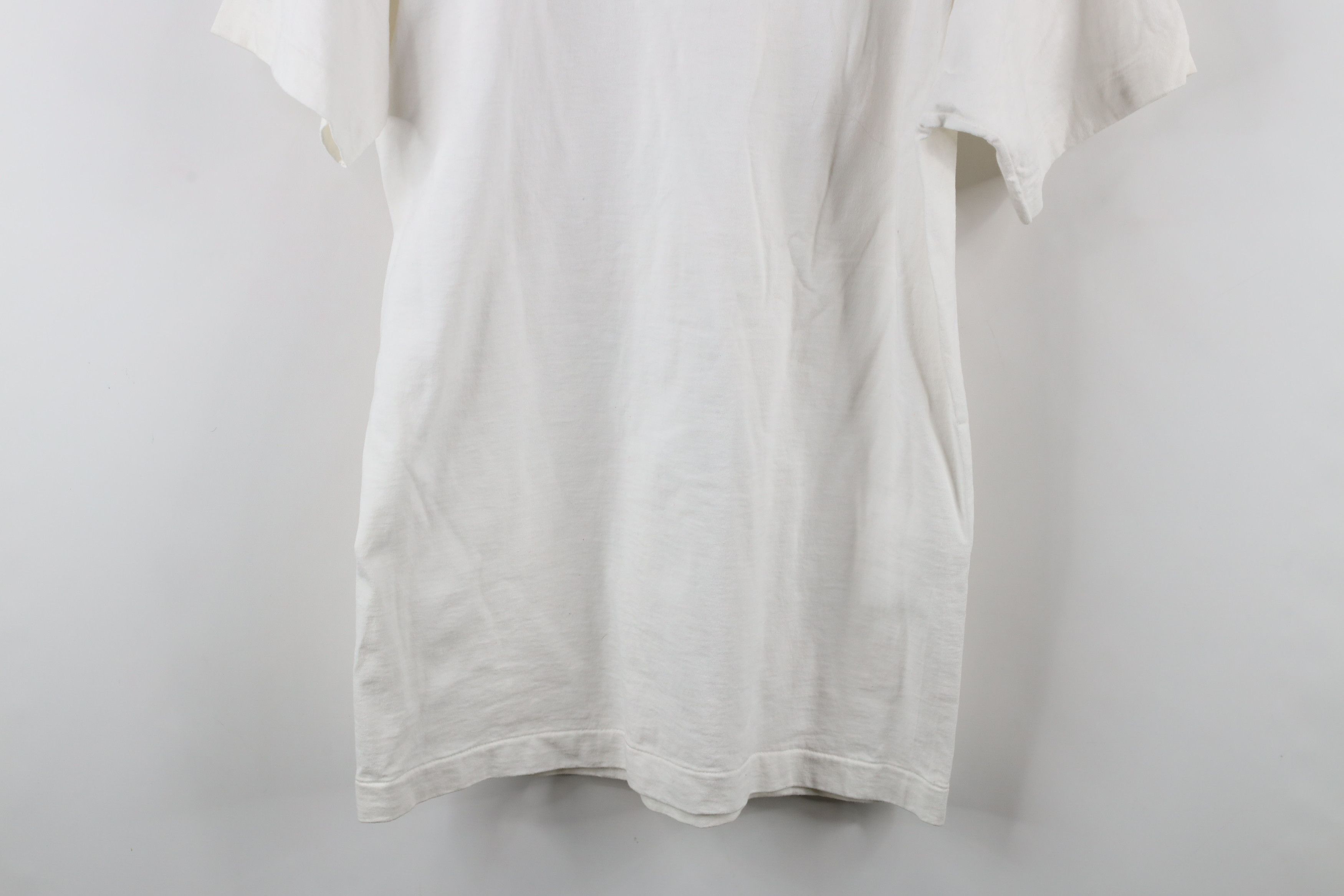 Vintage Vintage 90s Streetwear Cotton Short Sleeve T-Shit White USA Size US M / EU 48-50 / 2 - 11 Thumbnail