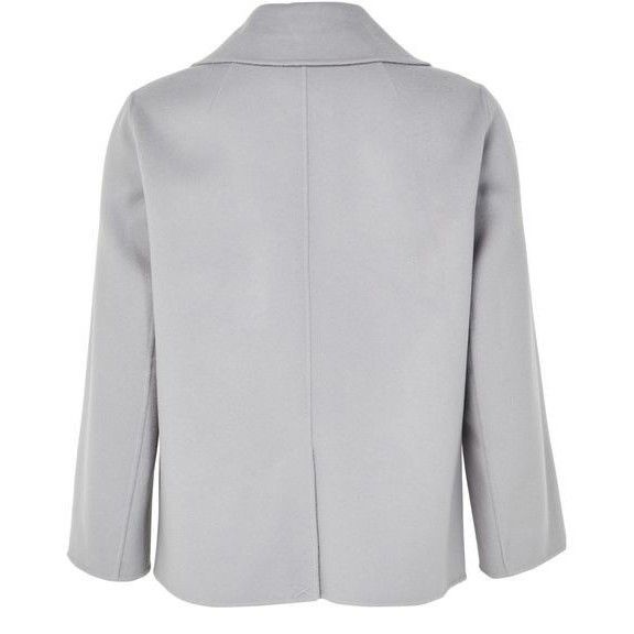 Max Mara MAX MARA Double Breasted Gray Wool Jacket New & Authentic (W Size S / US 4 / IT 40 - 2 Thumbnail