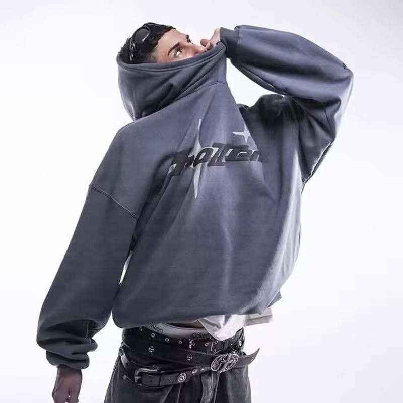 Vintage American vintage Hight Street hooded sweatshirt. Size US XL / EU 56 / 4 - 3 Thumbnail