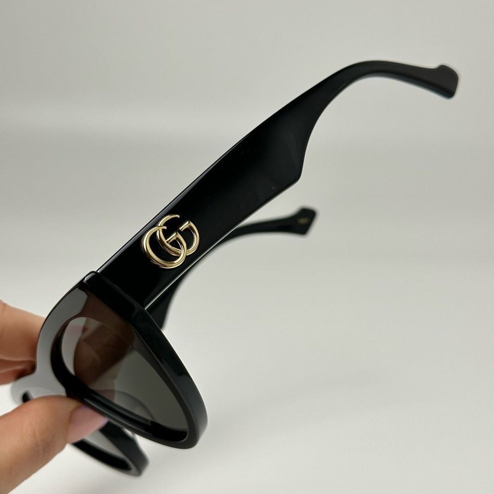 Gucci BRAND NEW GUCCI GG1333S 001 Black Grey Women Sunglasses Size ONE SIZE - 7 Thumbnail