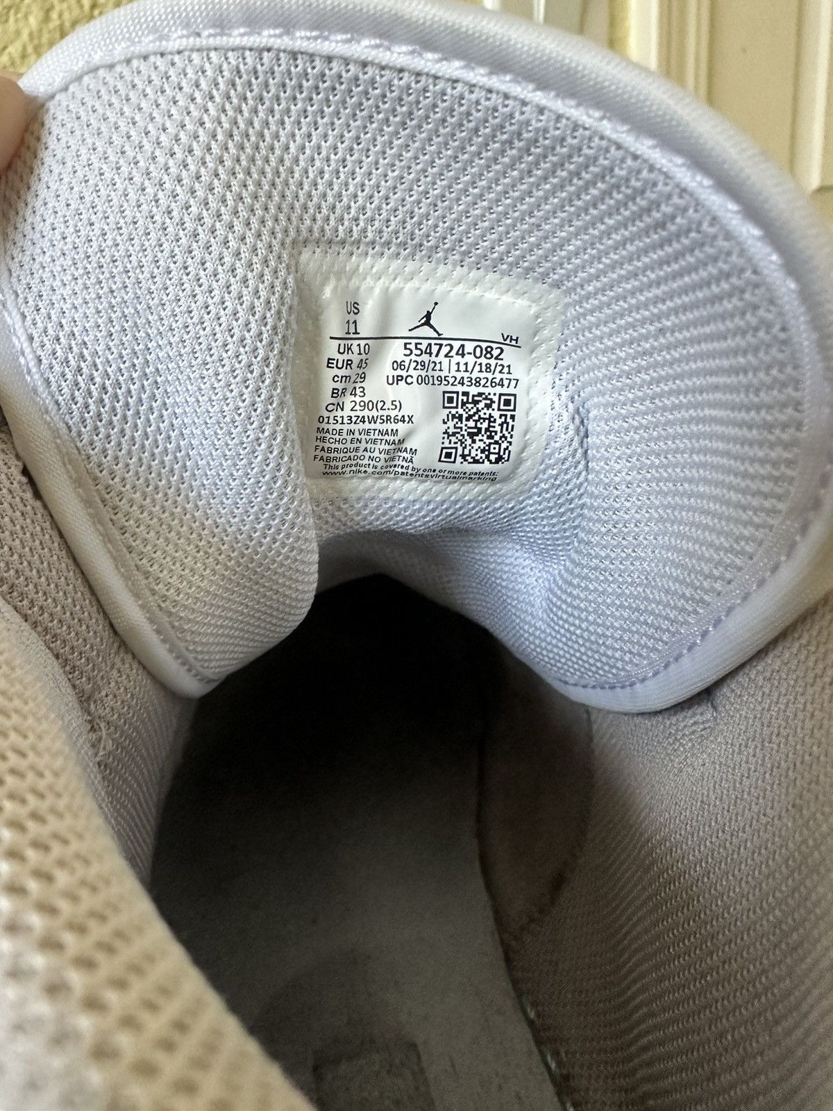 Jordan Brand Air Jordan 1 Mid - linen grey (11) Size US 11 / EU 44 - 6 Thumbnail