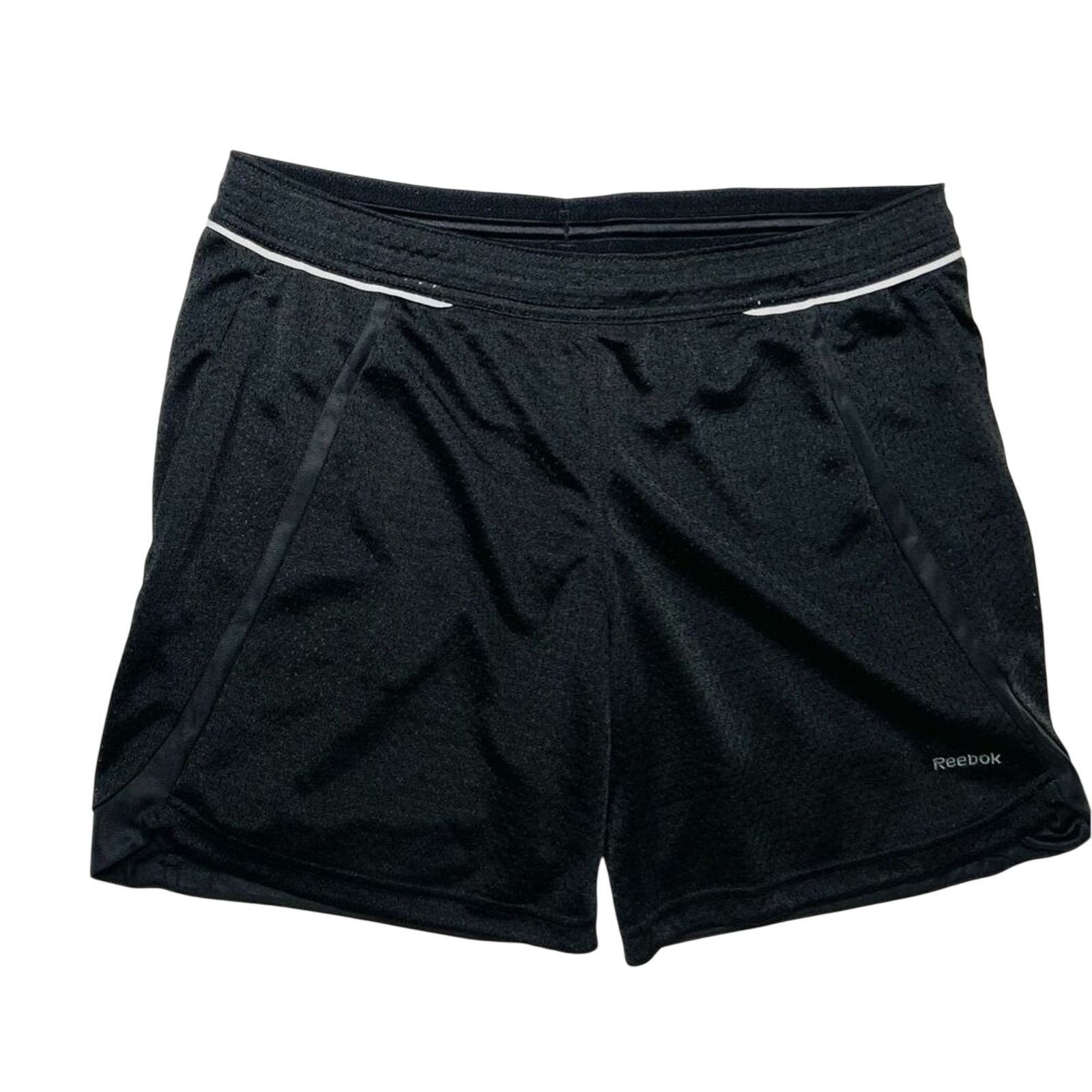 Reebok Reebok Black PlayDry Moisture Wicking 6" Mesh Shorts MEDIUM Size US 32 / EU 48 - 1 Thumbnail