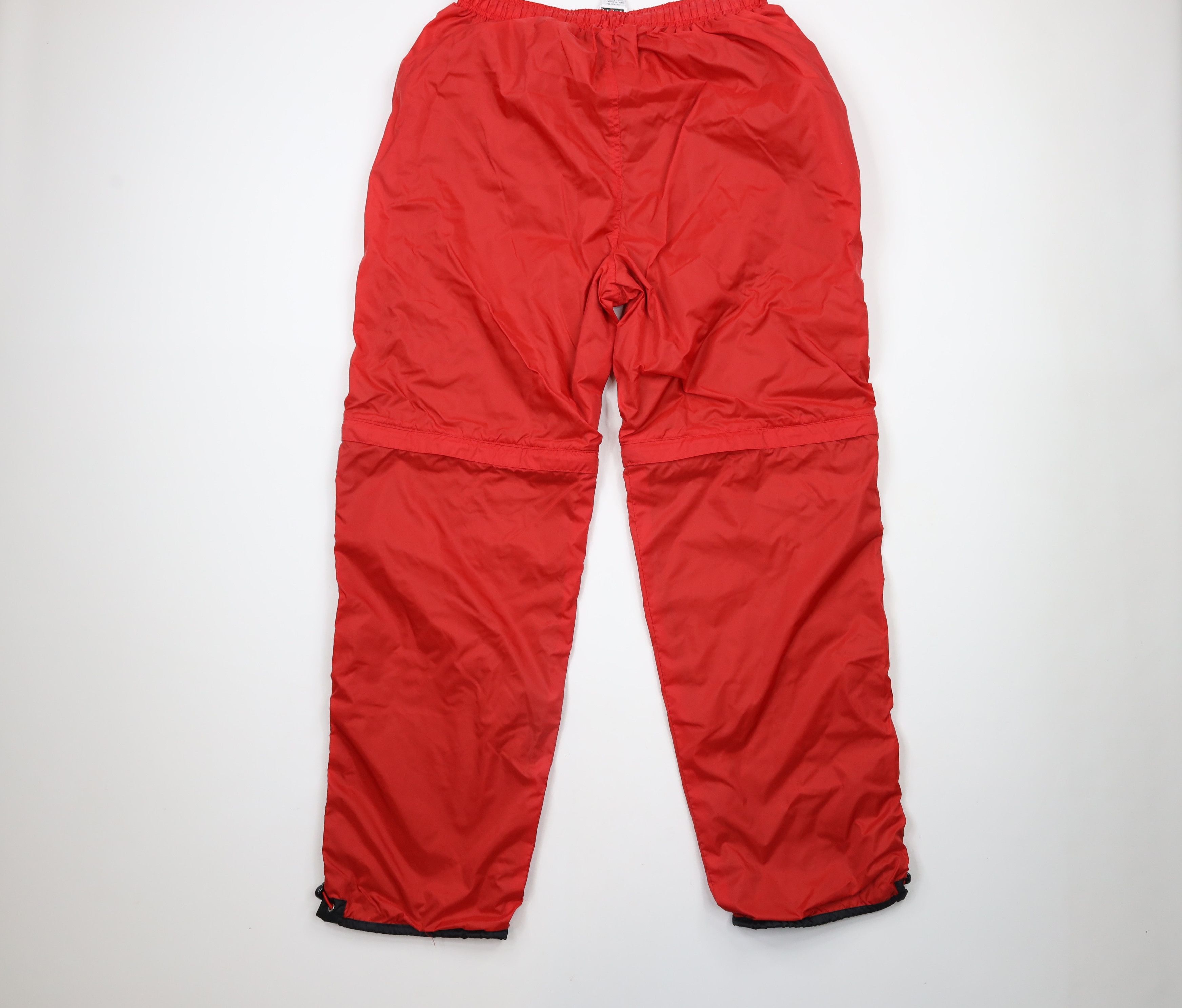 Vintage Vintage 90s University Convertible Wide Leg Pants Shorts Red Size US 38 / EU 54 - 10 Thumbnail