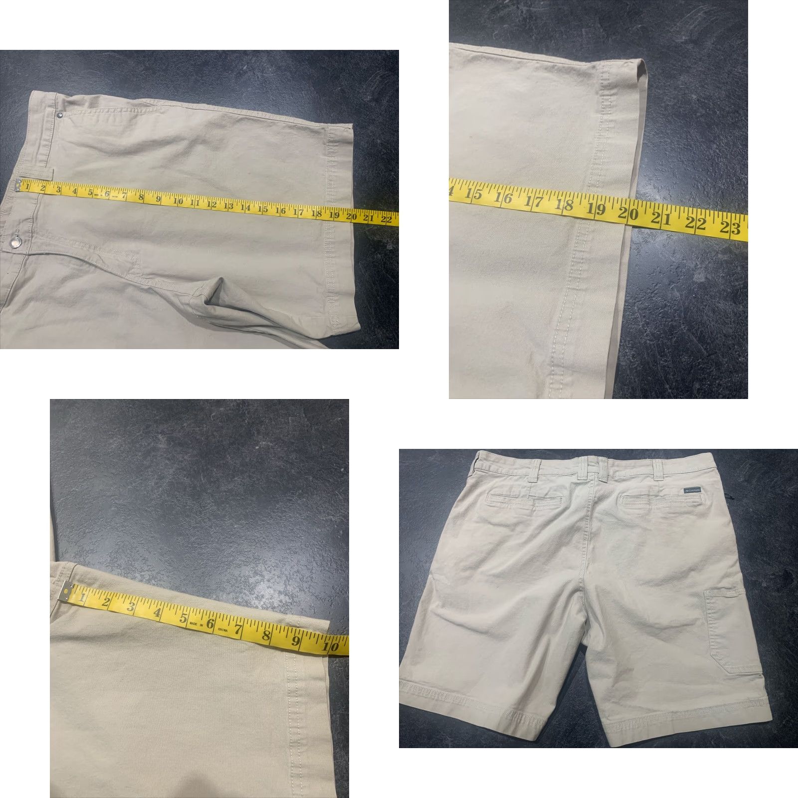 Vintage Columbia Mens Cargo Shorts Size 40 Beige Outdoor Casual 10-Inch Inseam Size US 40 / EU 56 - 8 Thumbnail