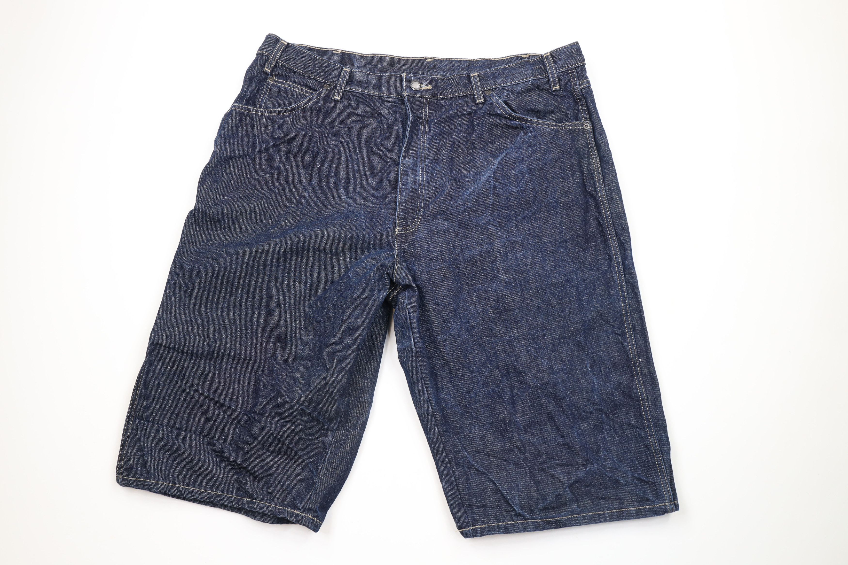 Dickies × Vintage Vintage Dickies Out Carpenter Denim Jean Shorts Jorts Indigo Size US 40 / EU 56 - 1 Thumbnail