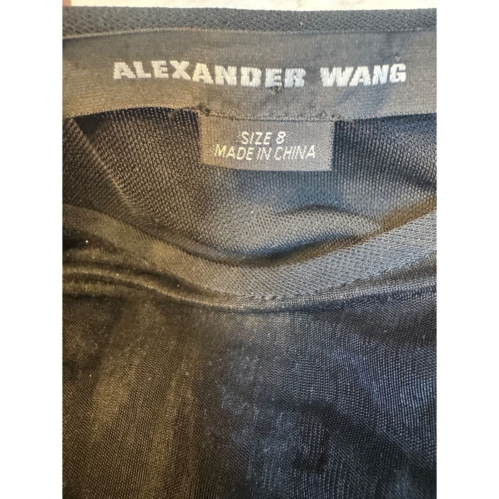 Alexander Wang Alexander Wang Black Mini Dress Gold Zipper Detail Size 8 Size M / US 6-8 / IT 42-44 - 5 Thumbnail