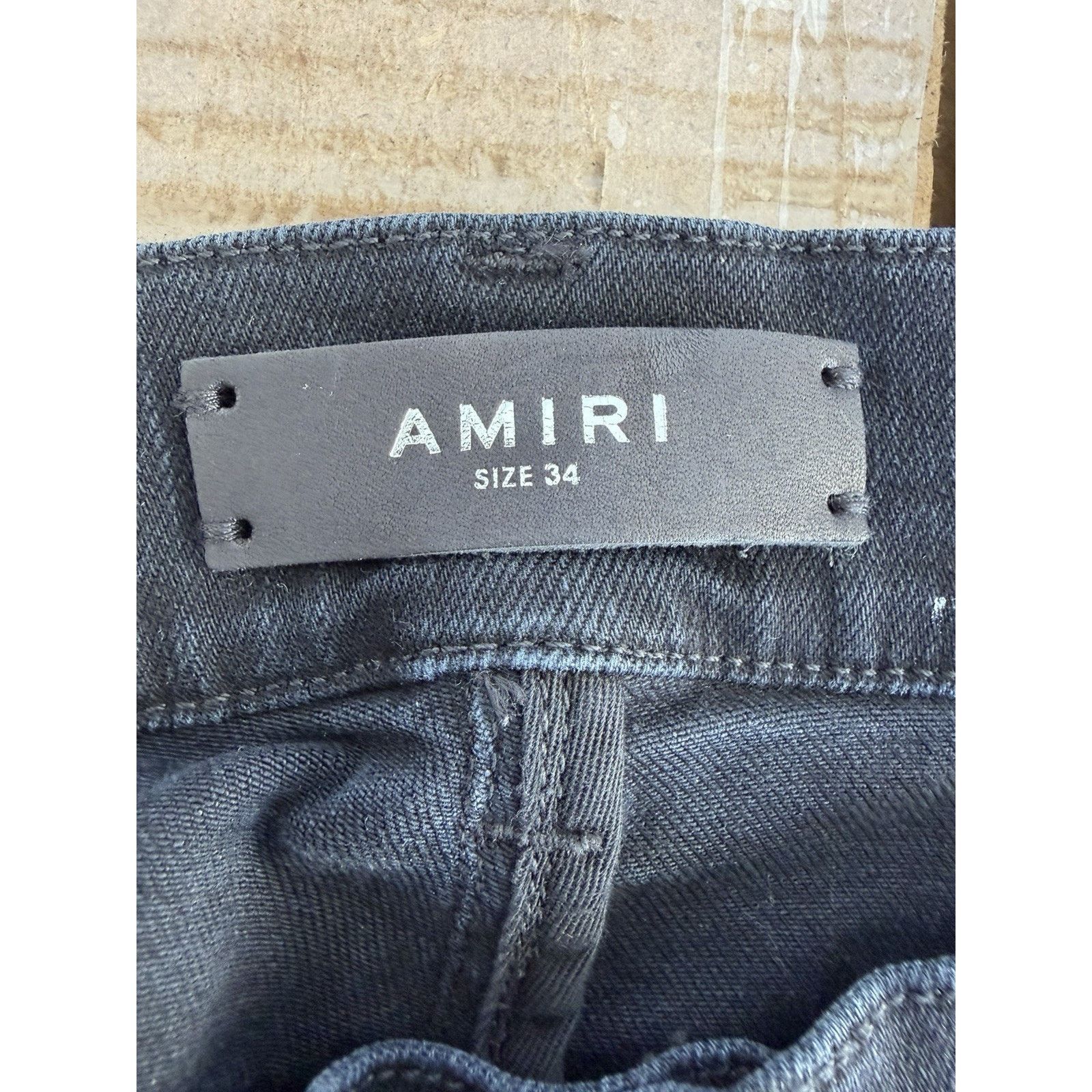 Amiri Size 34 - Amiri Aged Black MA Drip Jeans NEW/RETAIL $1,290 Size US 34 / EU 50 - 6 Thumbnail