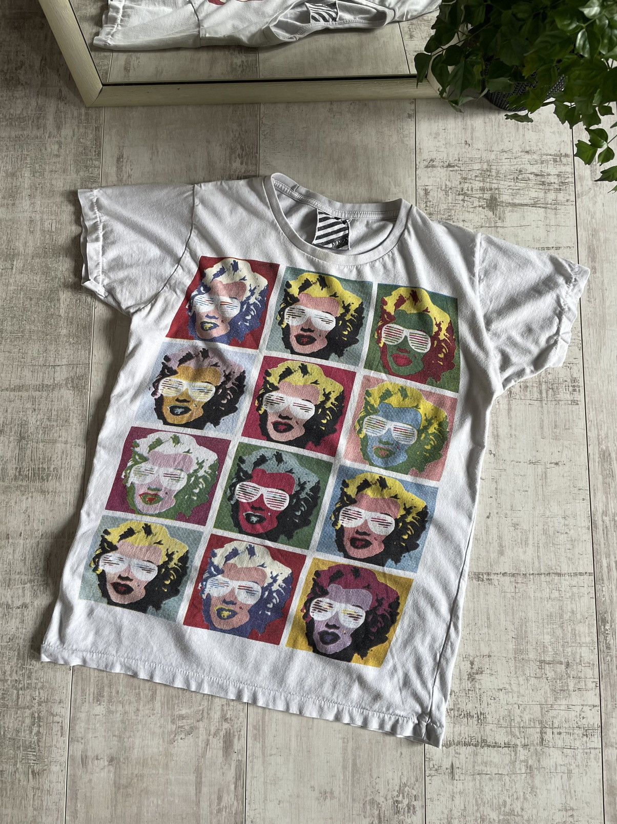 Vintage Vintage Marilyn Monroe Pop Art T-Shirt Music Tee RARE Size US S / EU 44-46 / 1 - 2 Thumbnail