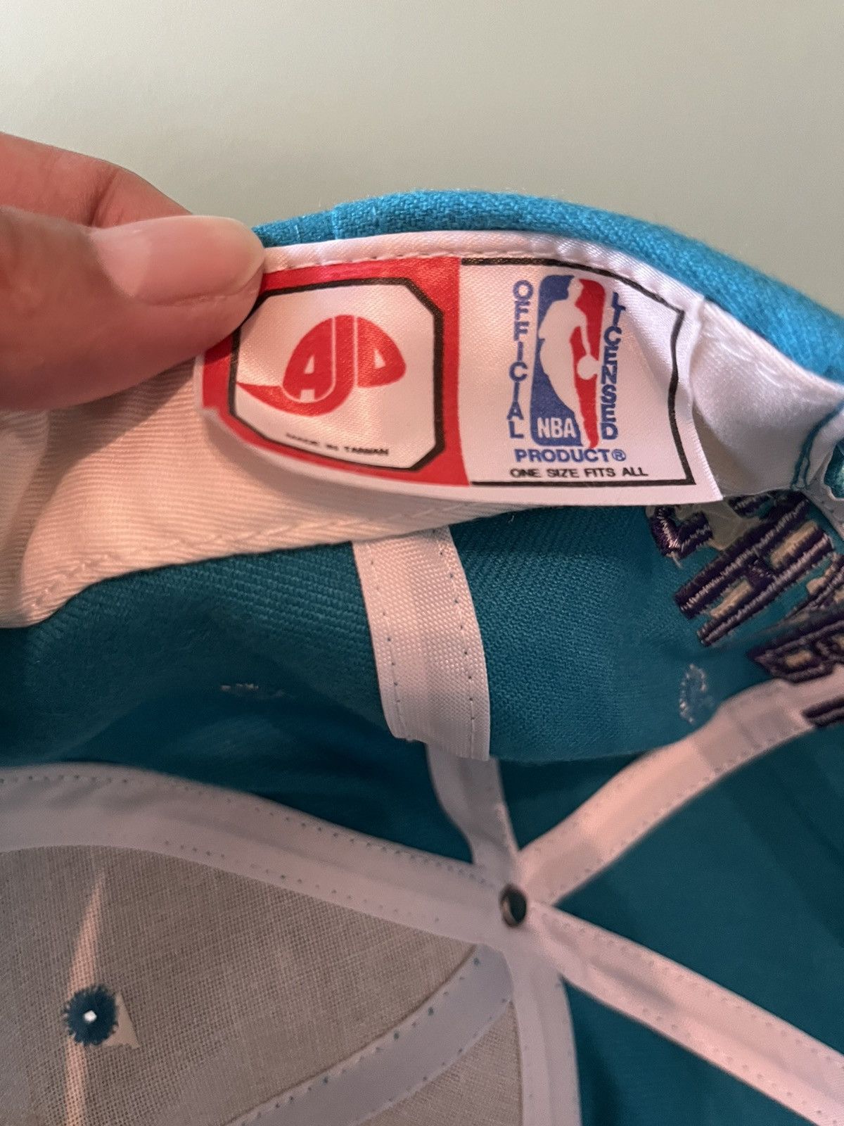 Vintage Vintage Charlotte Hornets AJD Snapback Size ONE SIZE - 4 Thumbnail