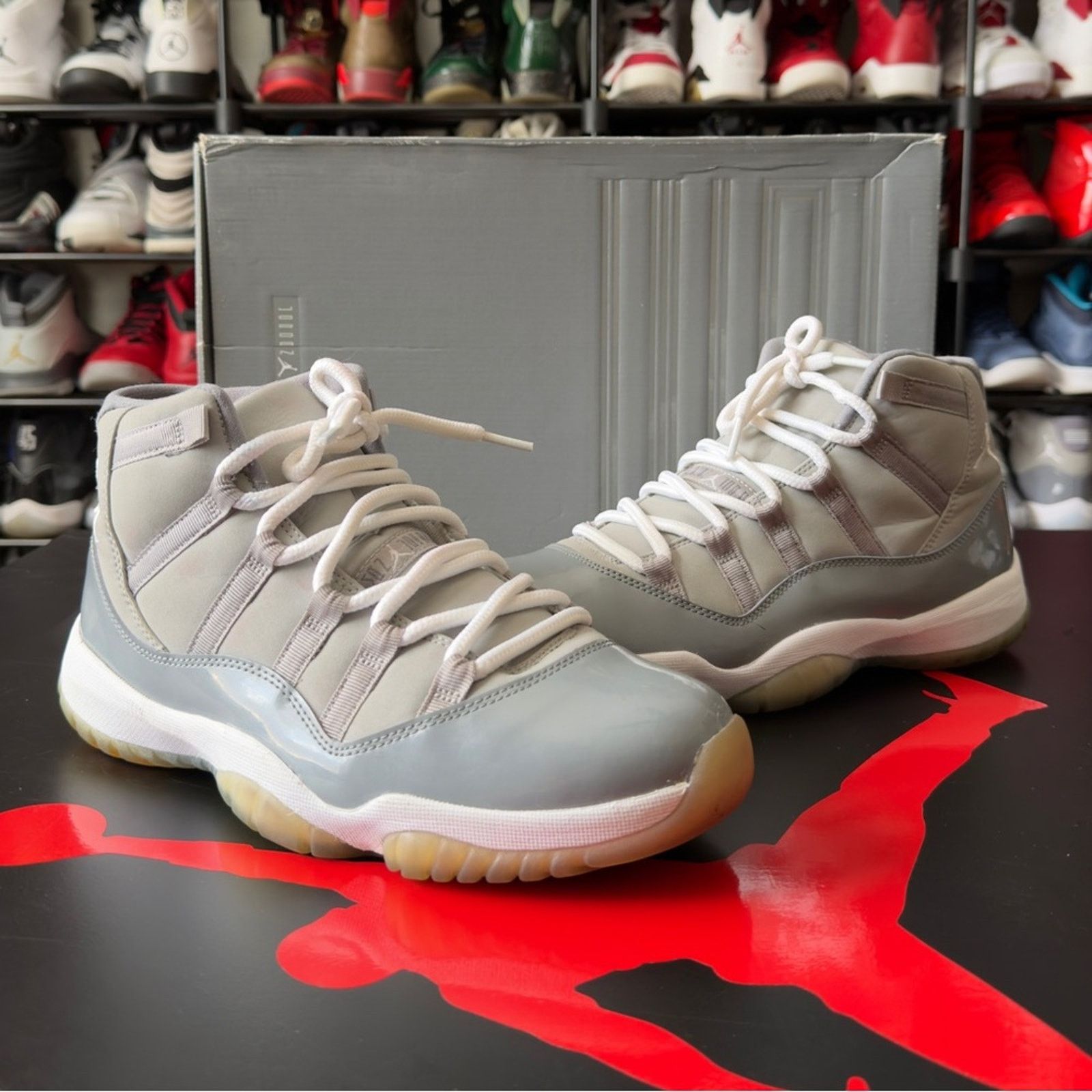 Air Jordan 11 Cool Grey 2010 size 8.5 Air Jordan 11 Retro Cool Grey 2010 – www.firstclasssneaks.com main image 3
