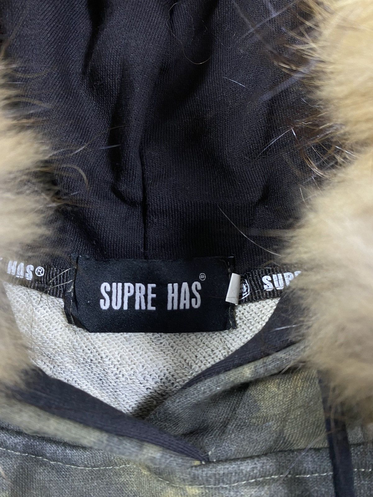 Japanese Brand Japanese Camo Super Has Double layer fur hoodie ifsix style Size US XL / EU 56 / 4 - 5 Thumbnail