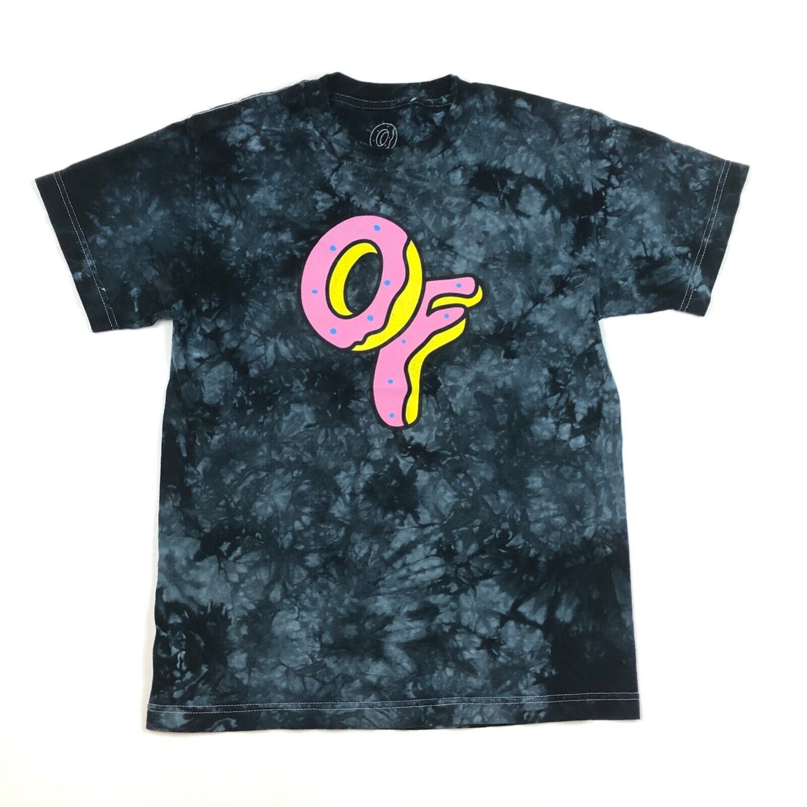 Odd Future × Vintage Odd Future Donut Logo OF Black Tie Dye Tee T Shirt Small Size US S / EU 44-46 / 1 - 1 Thumbnail