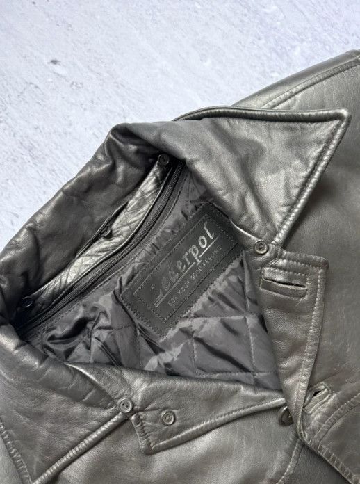 Other Lederpol Leather Jacket Coat Black Natural Leather 90s Men's Size US M / EU 48-50 / 2 - 2 Thumbnail