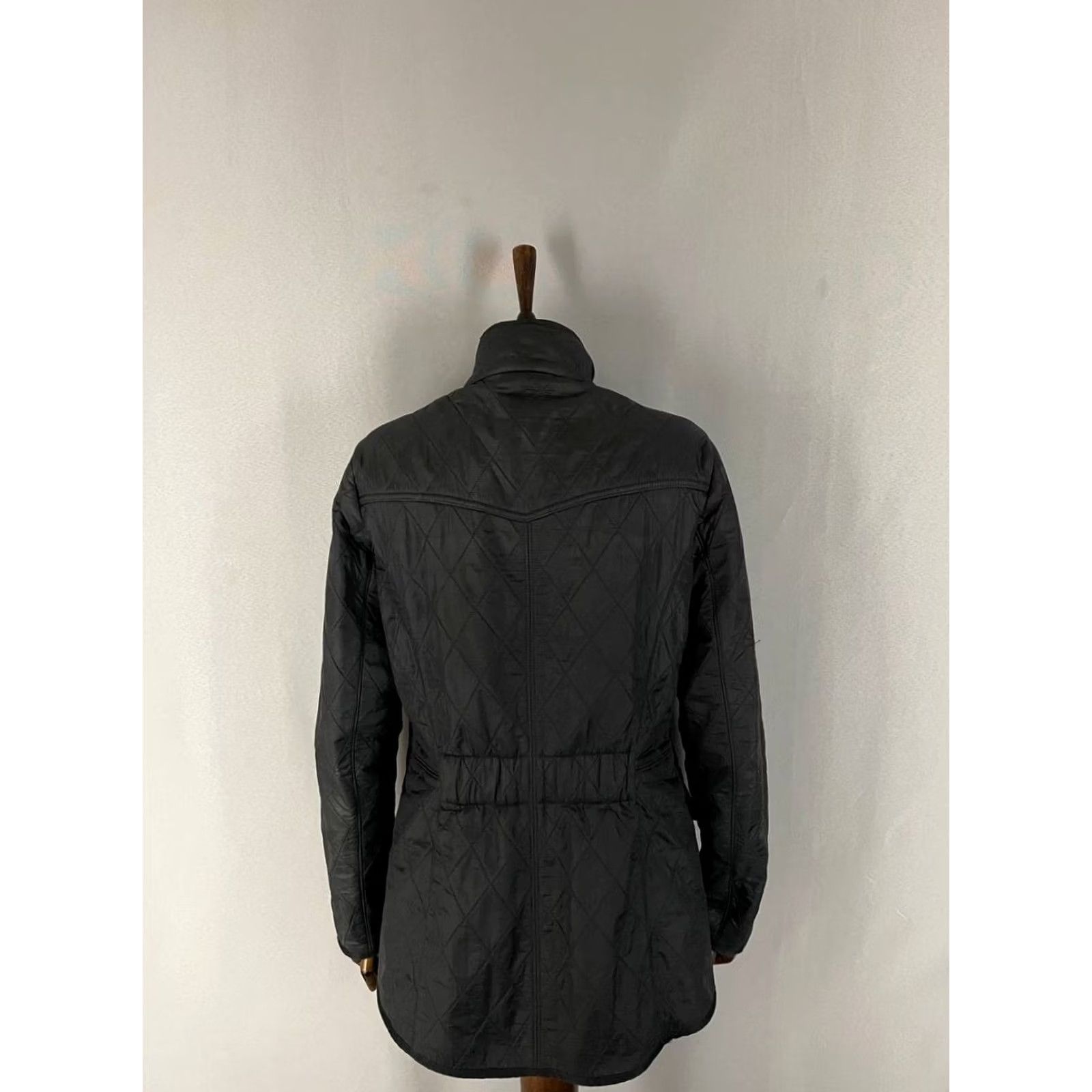 Barbour Barbour Quilted Jacket Womens Size 10 Black Polyamide Long Sleeve Full Zipper Size L / US 10 / IT 46 - 2 Thumbnail