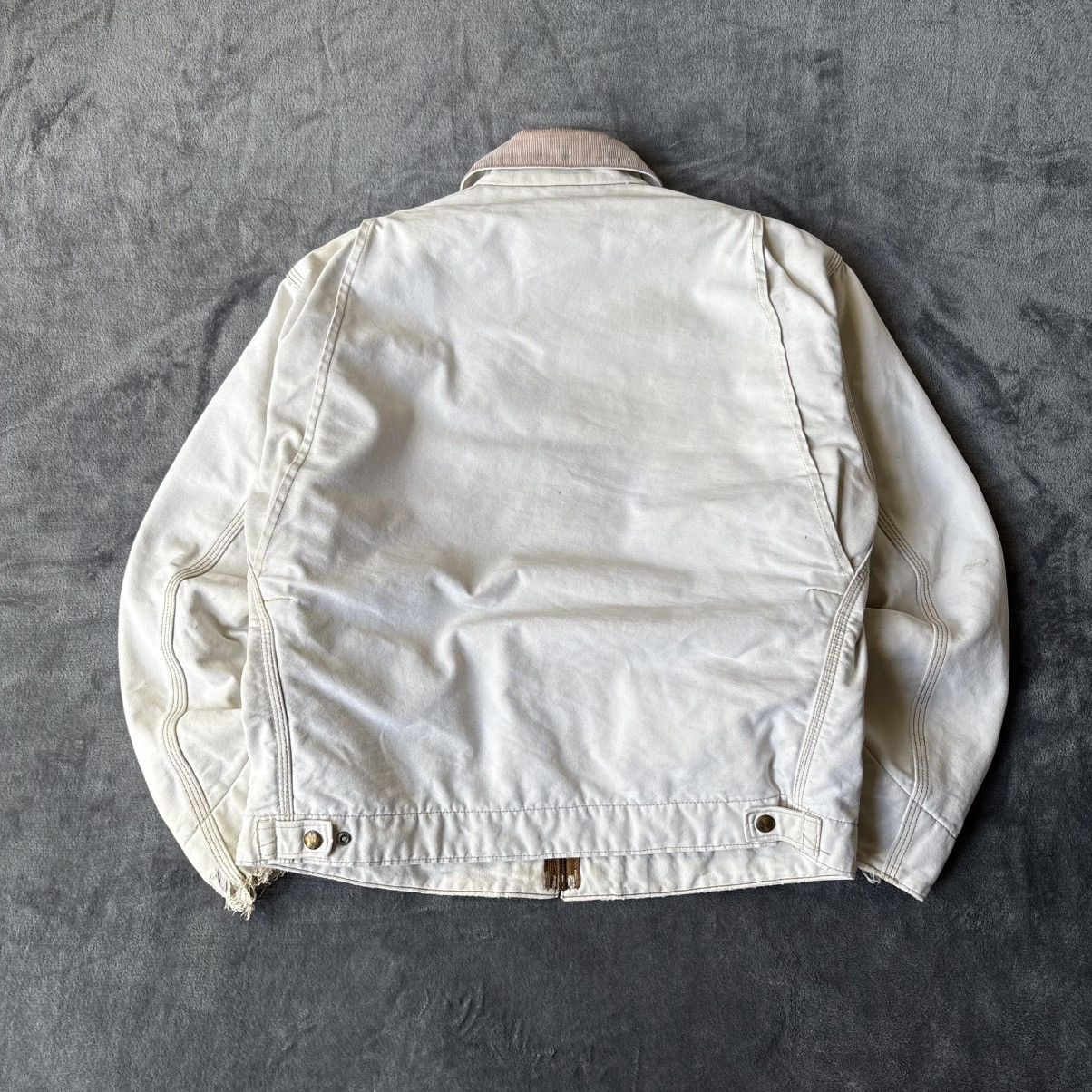 Carhartt VERY RARE WHITE CARHARTT DETROIT JACKET Size US M / EU 48-50 / 2 - 7 Thumbnail