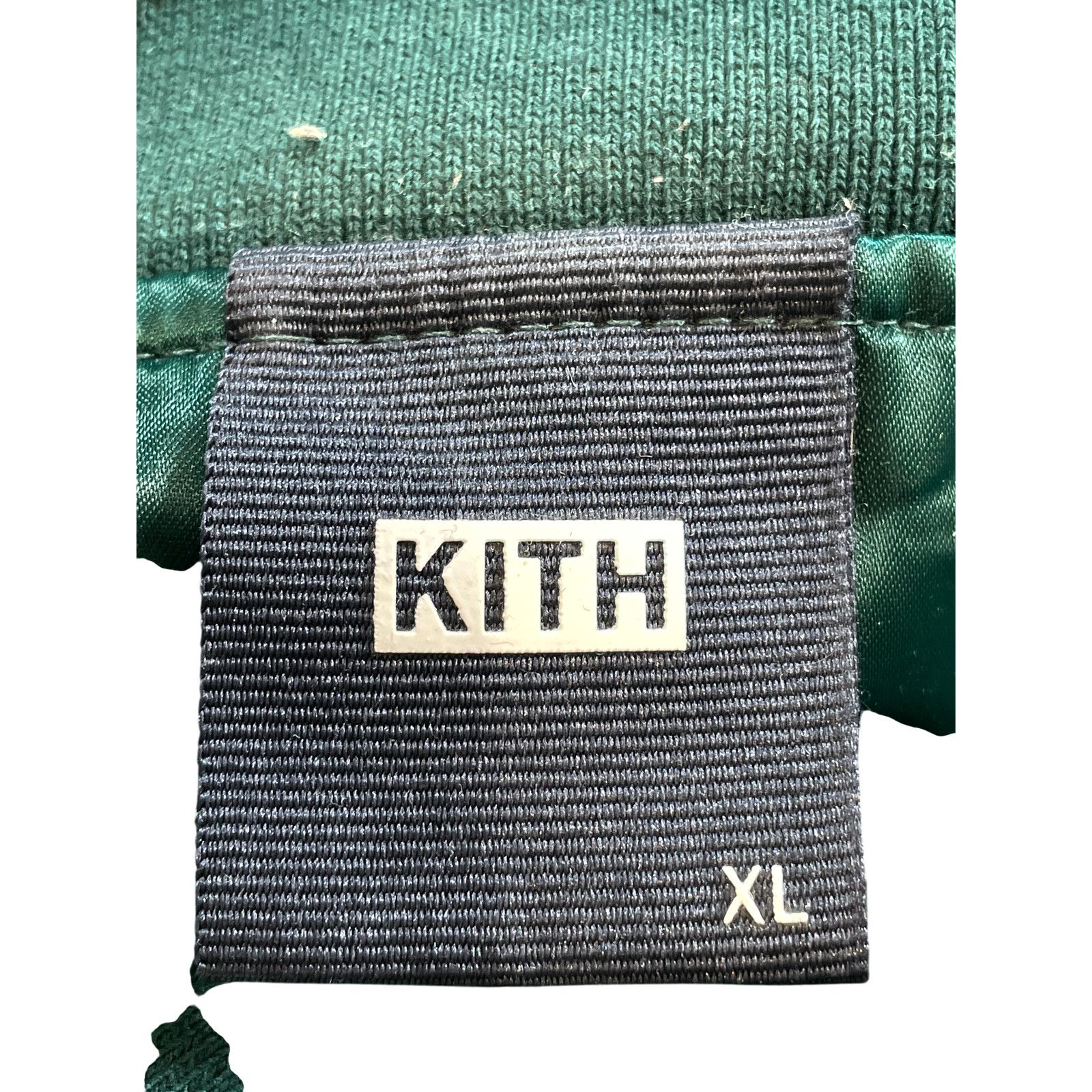 Kith Kith Satin Varsity Green & Yellow Jacket Size US XL / EU 56 / 4 - 6 Thumbnail