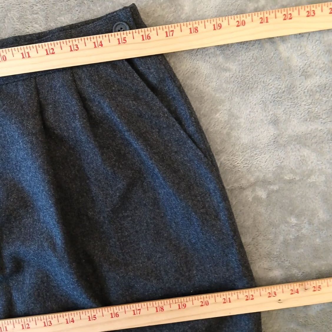 Pendleton Pendleton Skirt Women Size 14 Gray Wool Midi Pencil Lined Pockets Slit Pleated Vintage No Millennium Style? Size 36" / US 14 / IT 50 - 3 Thumbnail