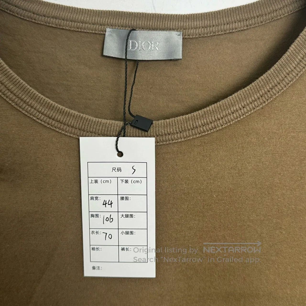 Dior Dior CD Logo Embroidered T-Shirt. Size S / US 4 / IT 40 - 3 Thumbnail